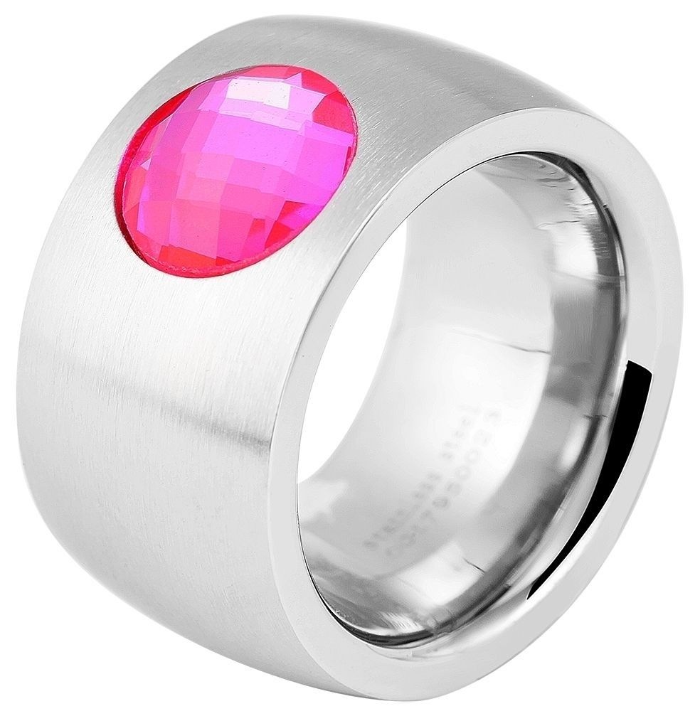 Adelia´s Fingerring »Damen Ring aus Edelstahl«