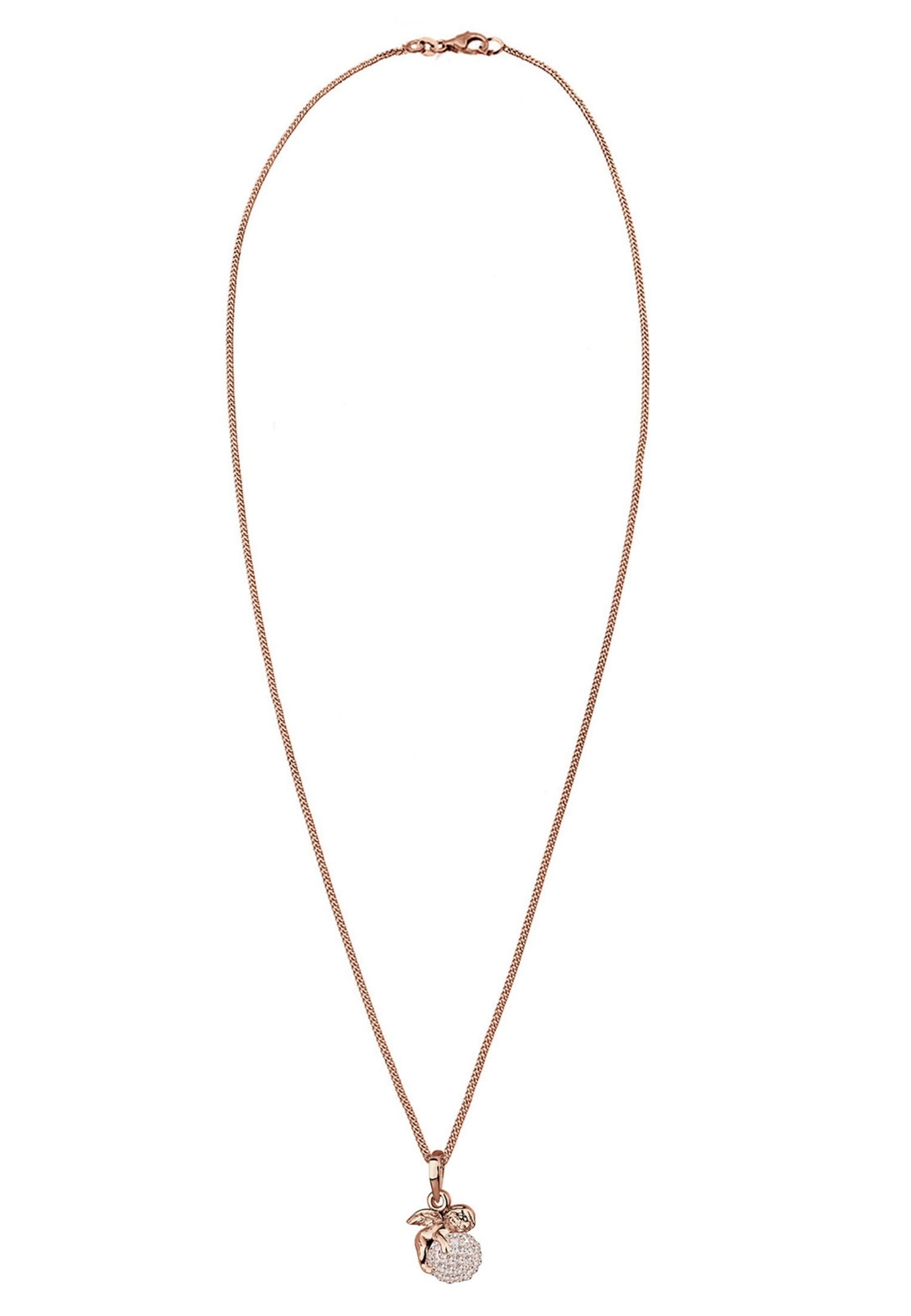 Elli Silberkette »Halskette Engel Glas Kristalle 925 Sterling Silber«
