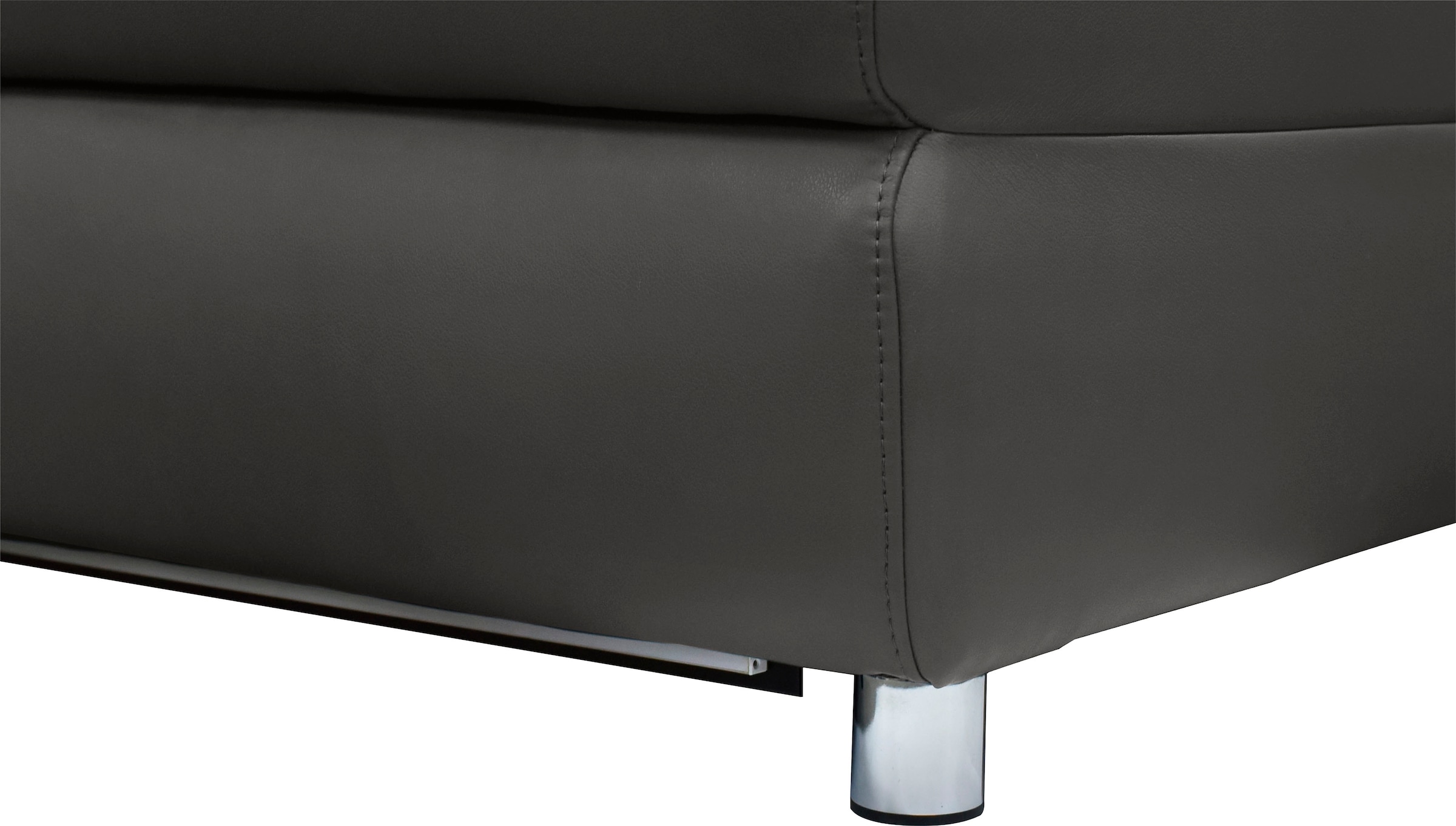 Places of Style 3-Sitzer »Pareli 229cm, manuelle u. elektr. Relaxfunktion in 2 Sitzen«, USB, KT-Verstellung, LED Beleuchtung, in Echtleder, Kunstleder, Web