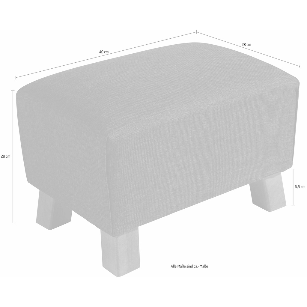 Max Winzer® Fußhocker »Footstool«