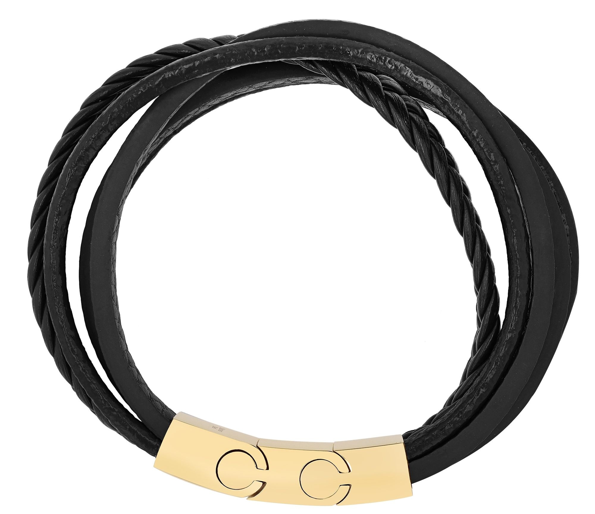 Adelia´s Lederarmband »Herren Armband ¿ Lederarmband aus Leder 21 cm«