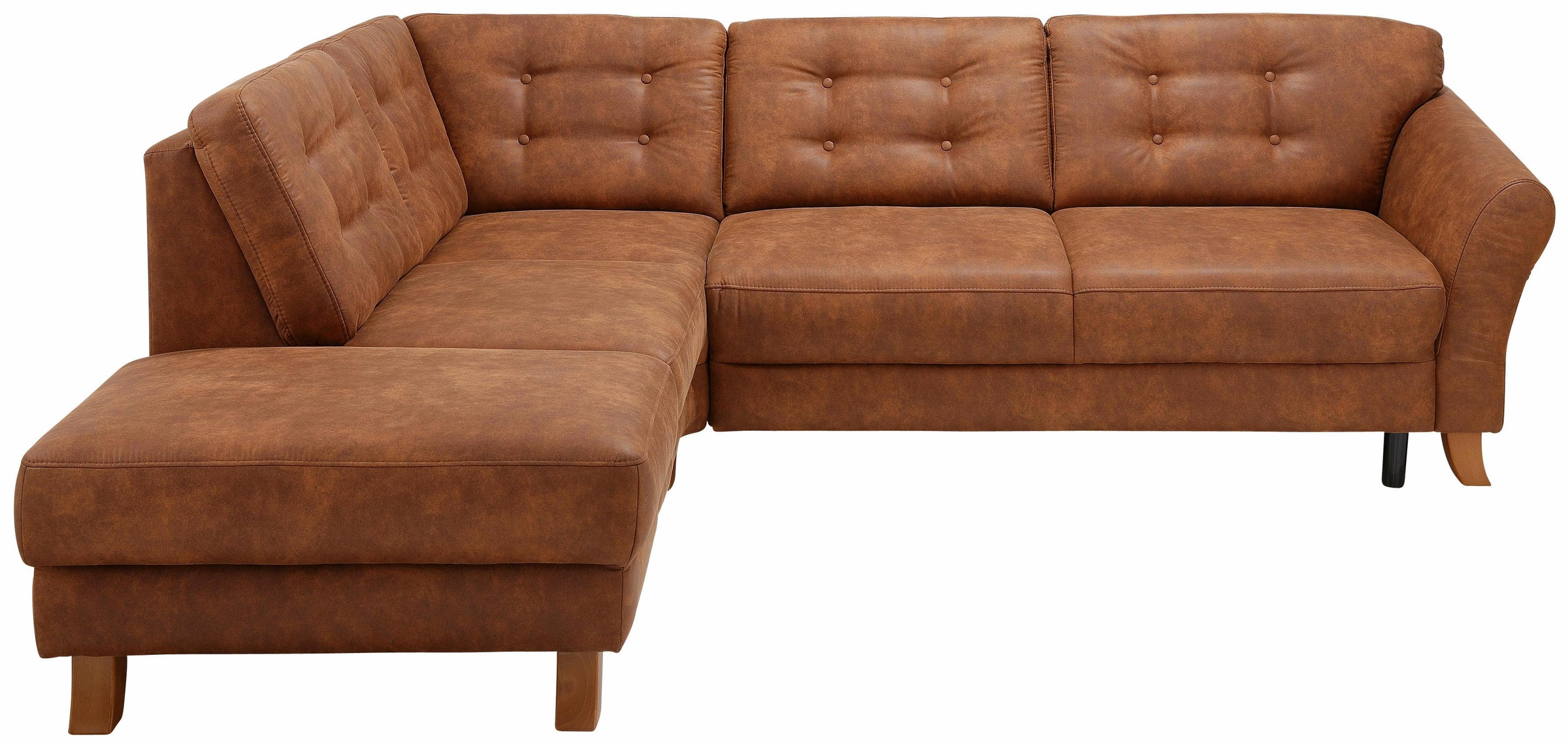 Home affaire Ecksofa »Trondheim L-Form«, mit Federkern