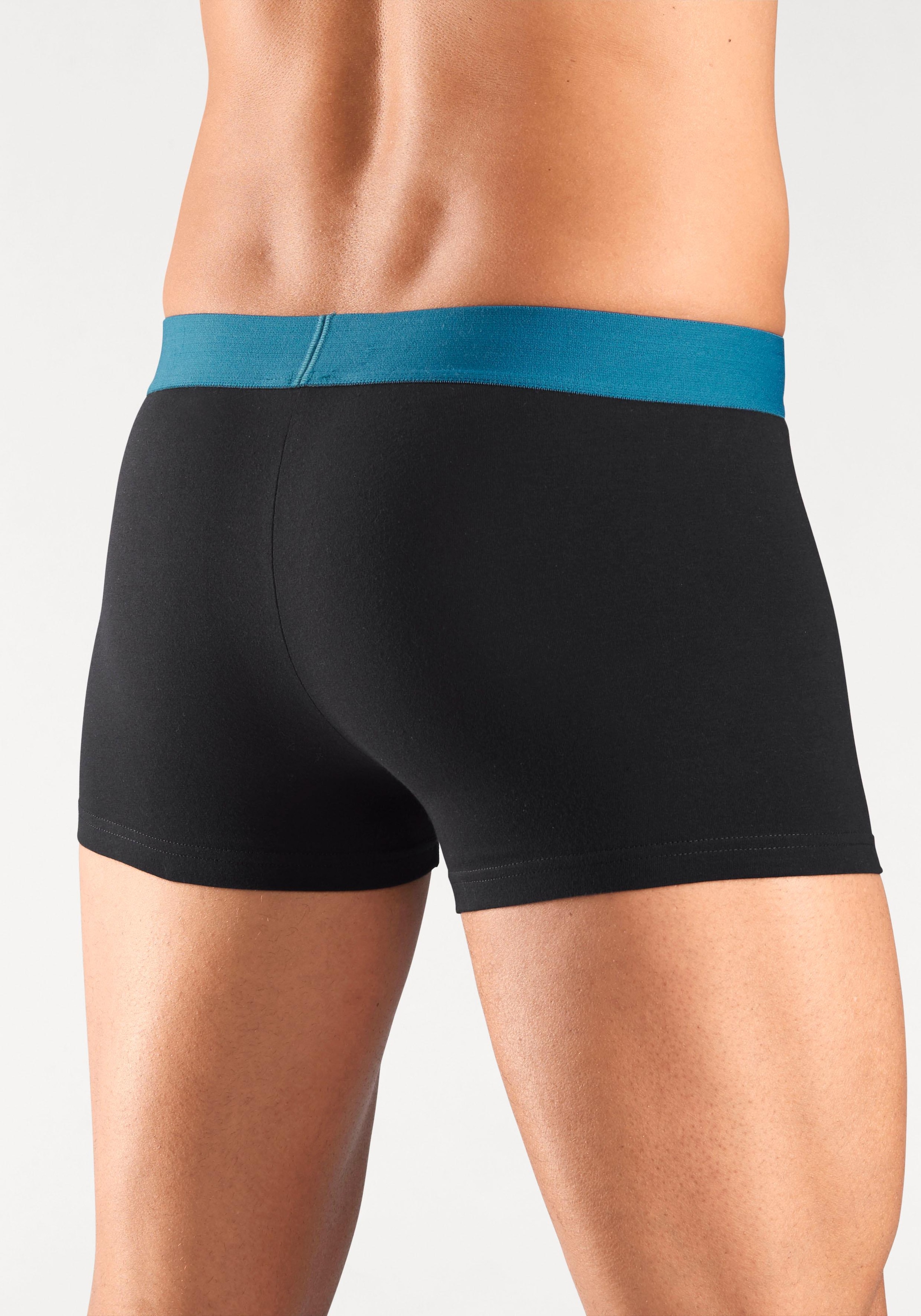 s.Oliver Boxer »Boxershorts für Herren« Packung, 4 Stk. mit kontrastfarbenem Webbund
