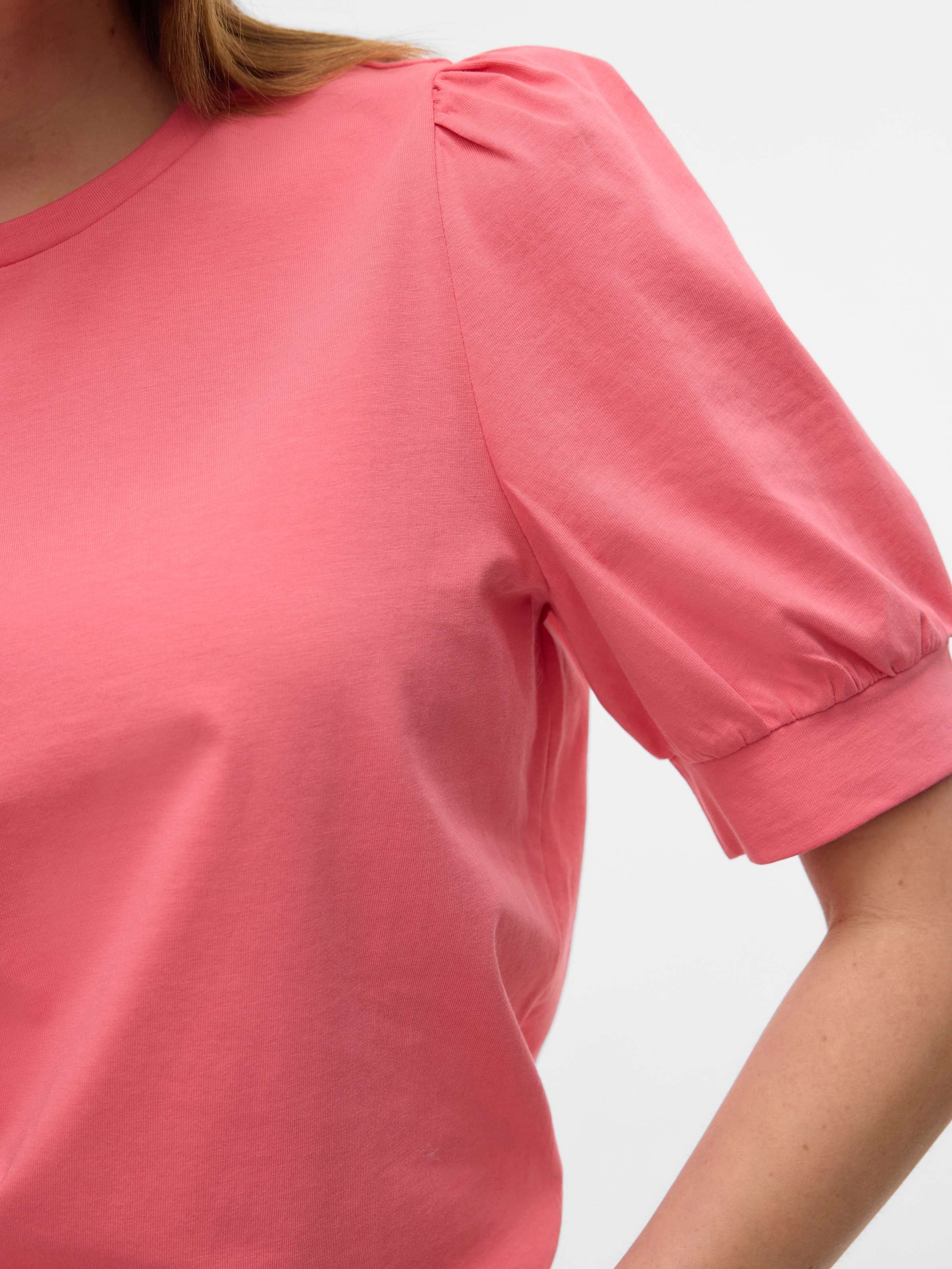 Vero Moda T-Shirt »VMKERRY 2/4 O-NECK TOP VMA JRS NOOS«, mit Rundhalsausschnitt
