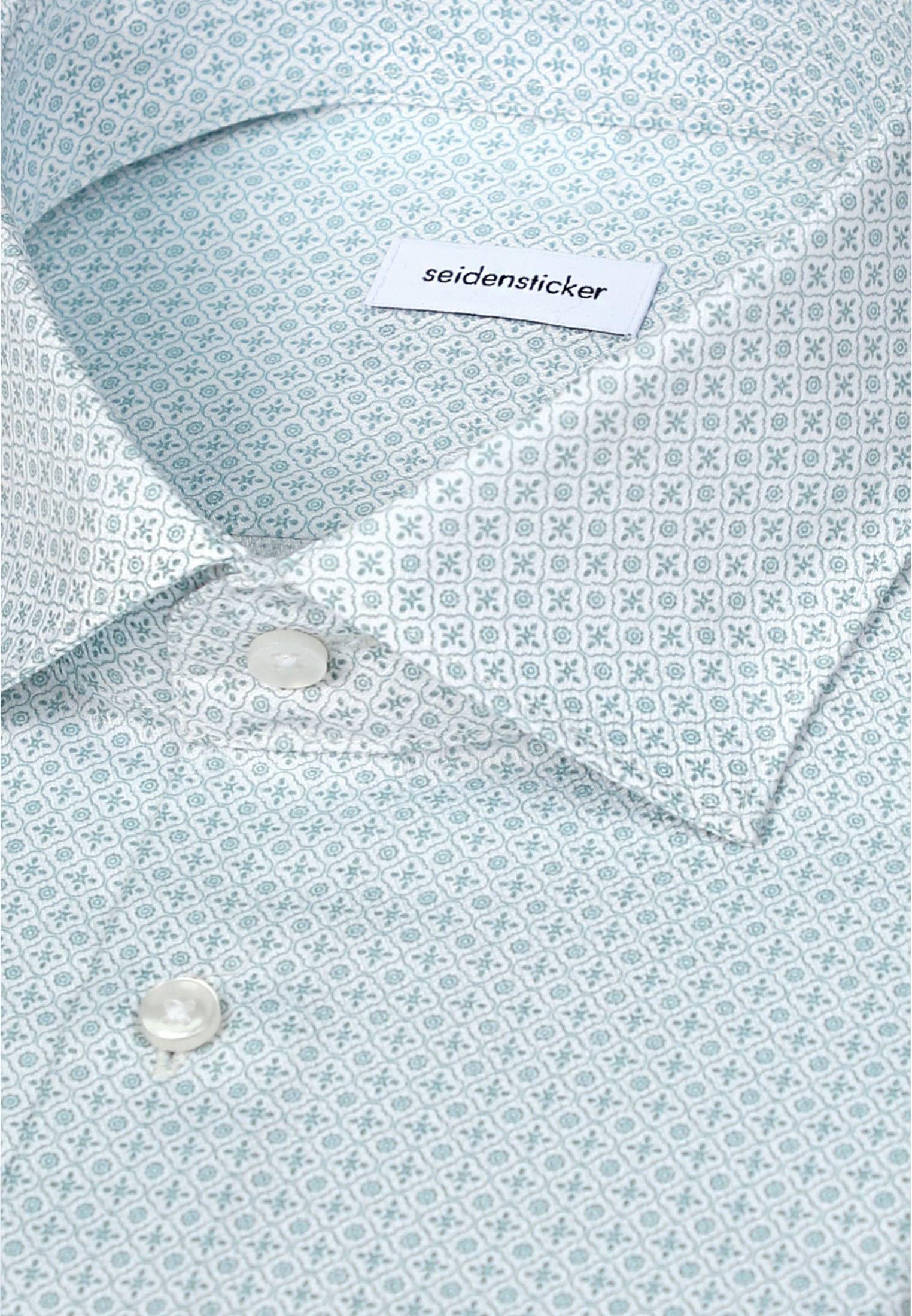 seidensticker Businesshemd »Schwarze Rose« Shaped 1/1 Extra lang Kentkragen Druck