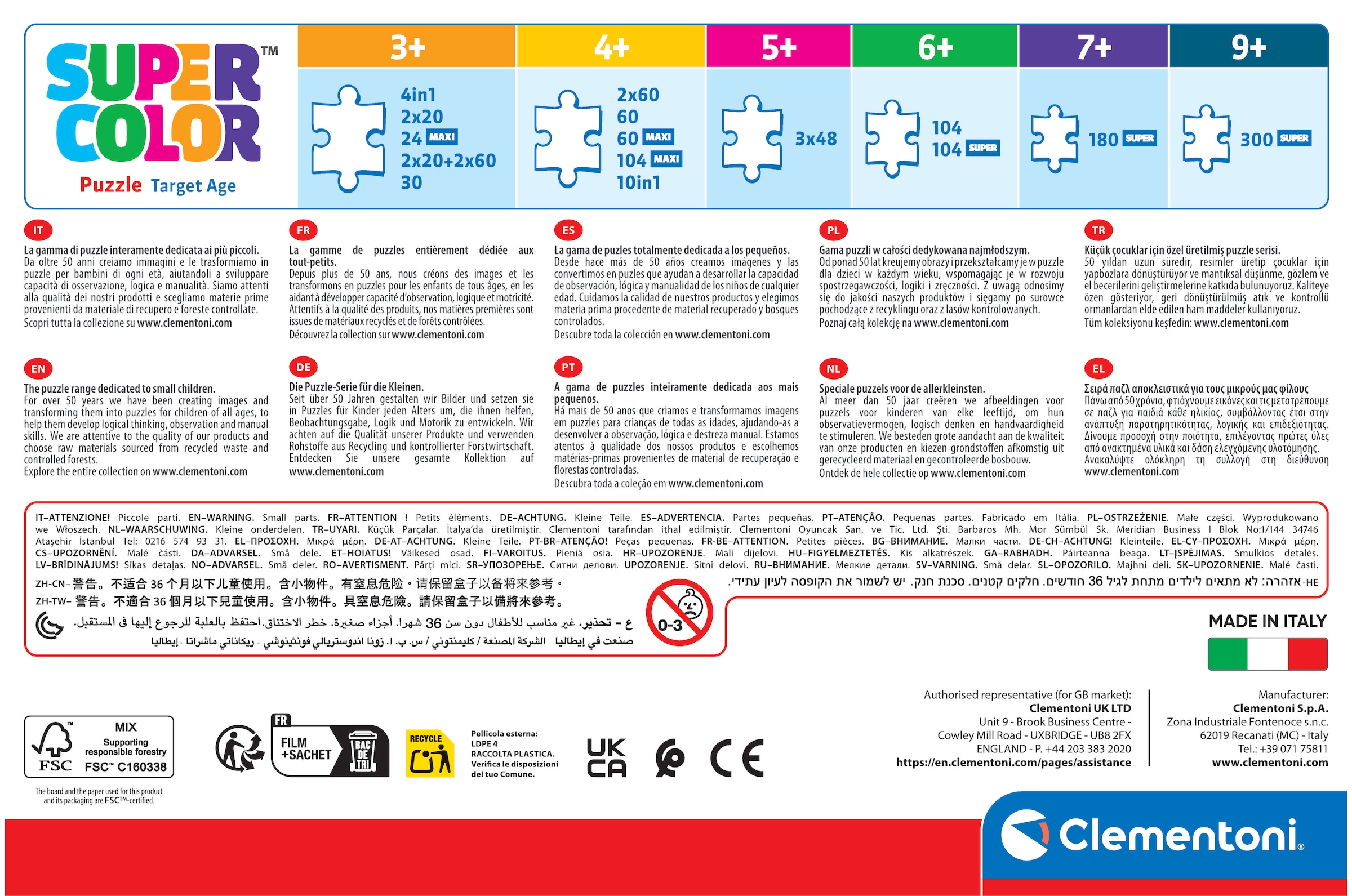Clementoni® Puzzle »Supercolor K-Pop Demon Hunters« Made in Europe