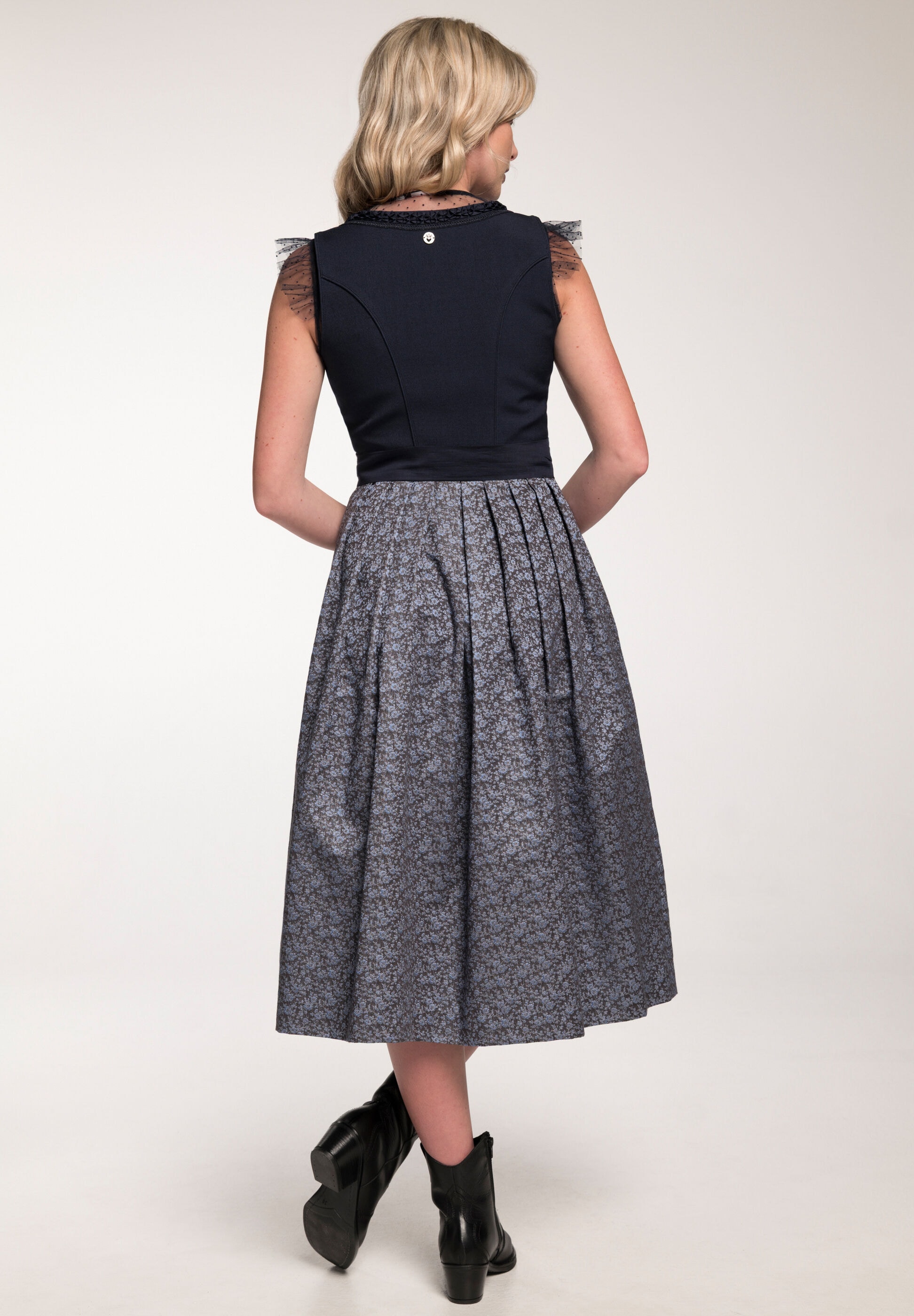 Spieth & Wensky Dirndl »Gaute« mit floralem Muster