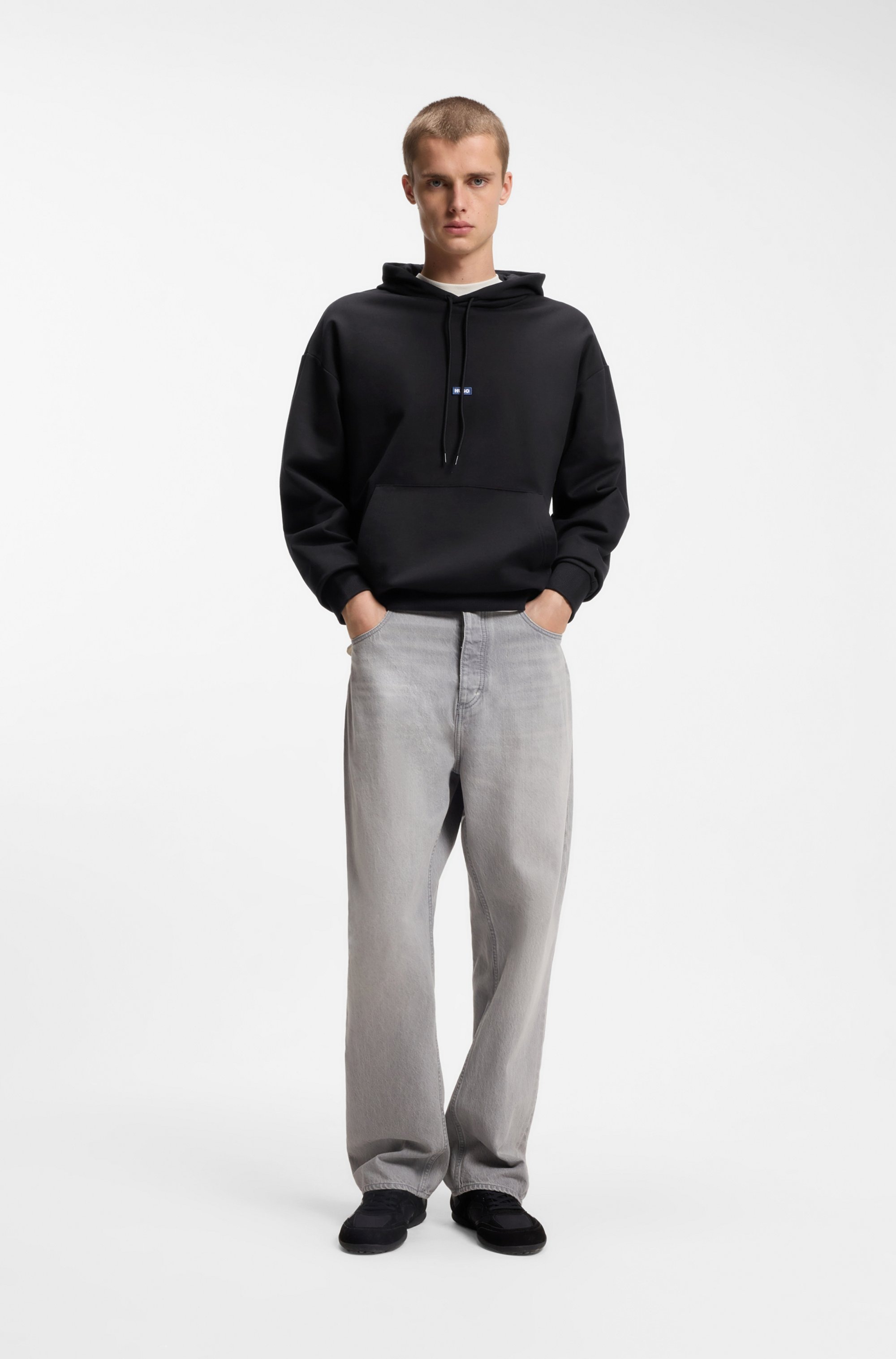 HUGO Blue Kapuzensweatshirt »Nalonso«, Regular Fit, Kängurutasche, Kapuze mit Kordelzug
