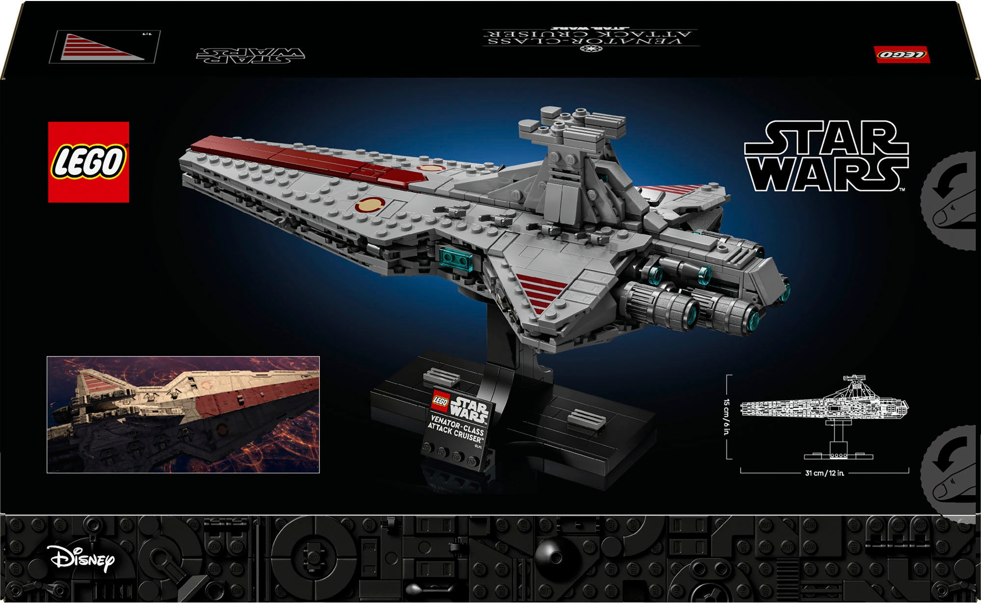 LEGO® Konstruktionsspielsteine »Angriffskreuzer der Venator-Klasse (75441), LEGO Star Wars«