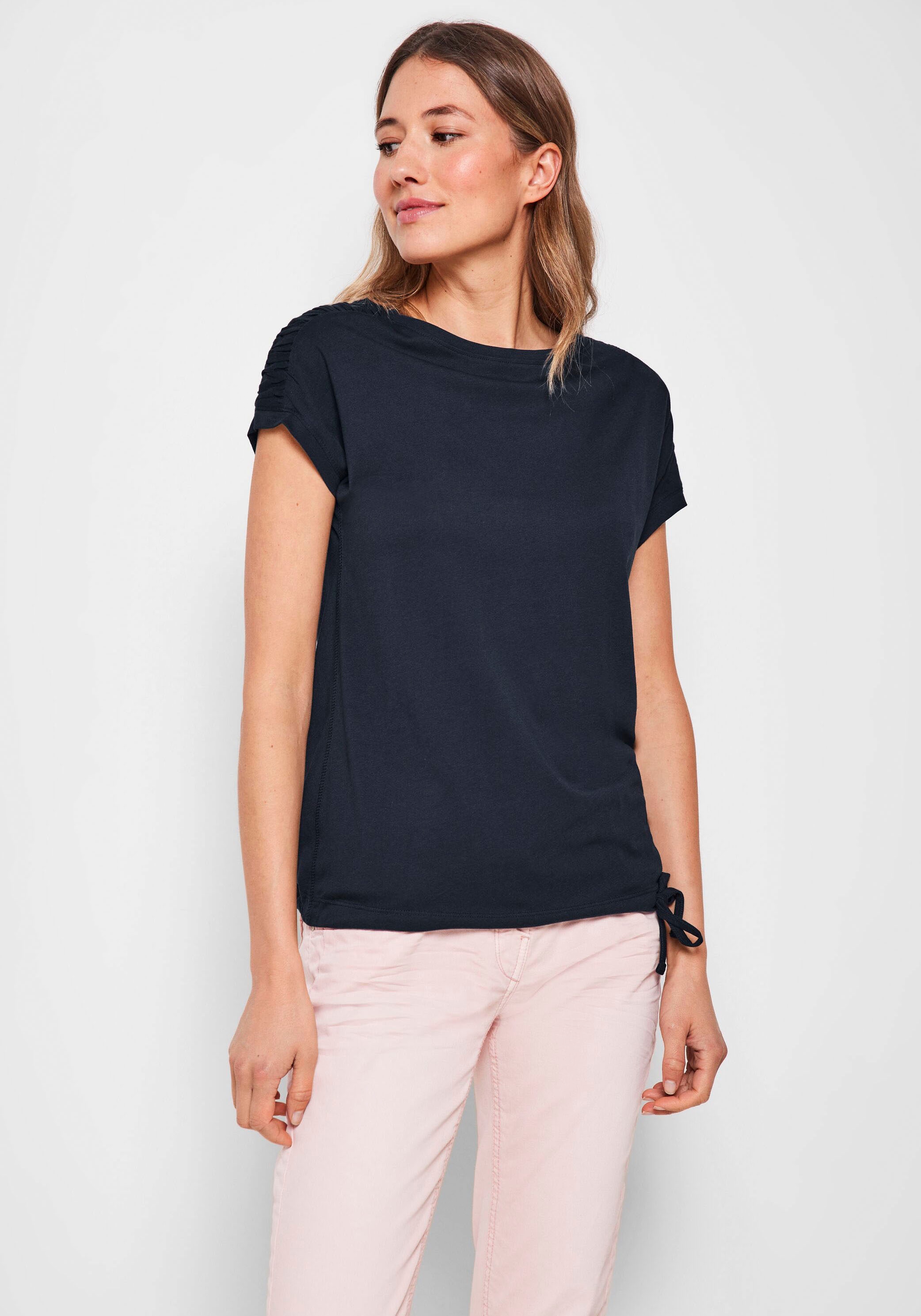 Cecil T-Shirt »NOS Shoulder Gathering OTTO kaufen mit Fledermausärmeln S«, bei