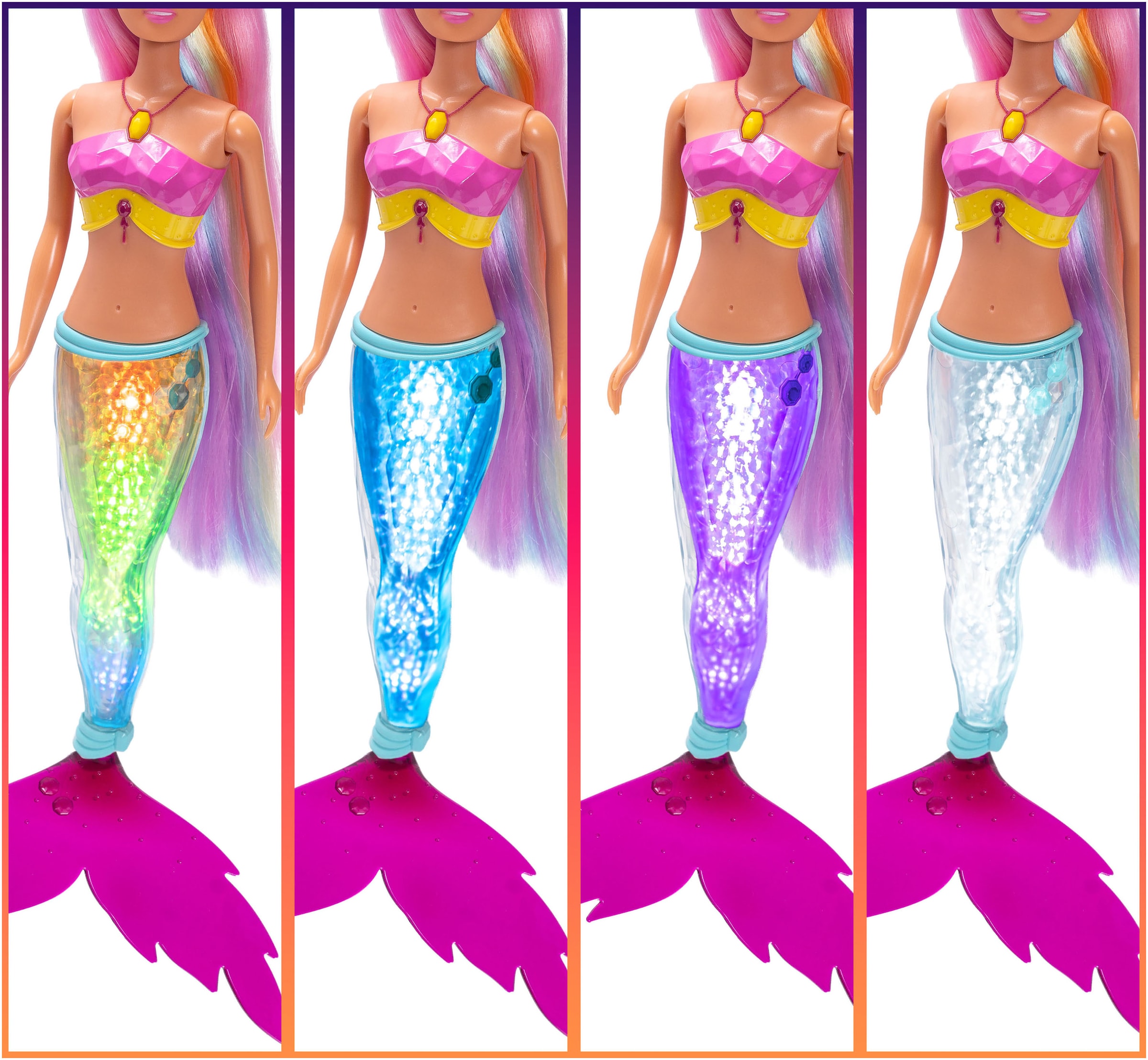 SIMBA Anziehpuppe »Steffi Love, Mermaizing« mit leuchtender Schwanzflosse