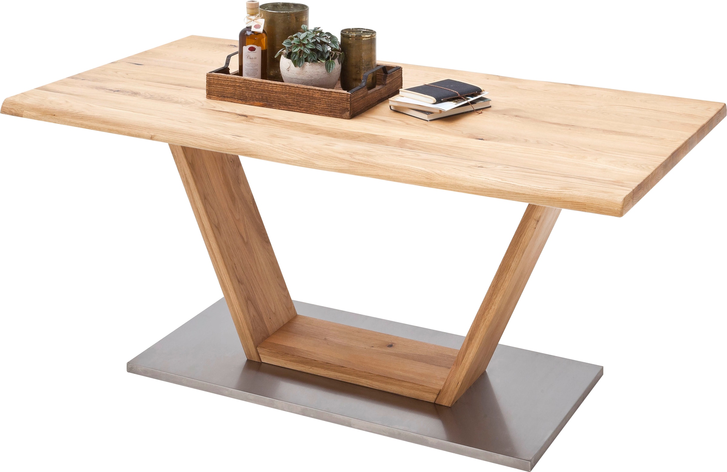 MCA furniture Esstisch »Greta«, mit Baumkante, gerader online kaufen Kante Esstisch Massivholz oder Tischplatte