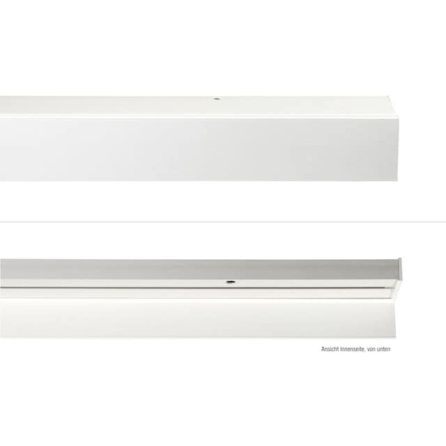 GARESA Gardinenschiene »Kunststoffschiene mit Blende«, 3 läufig-läufig,  Wunschmaßlänge, Deckenmontage, verlängerbar, einfache Montage, schlicht im  OTTO Online-Shop