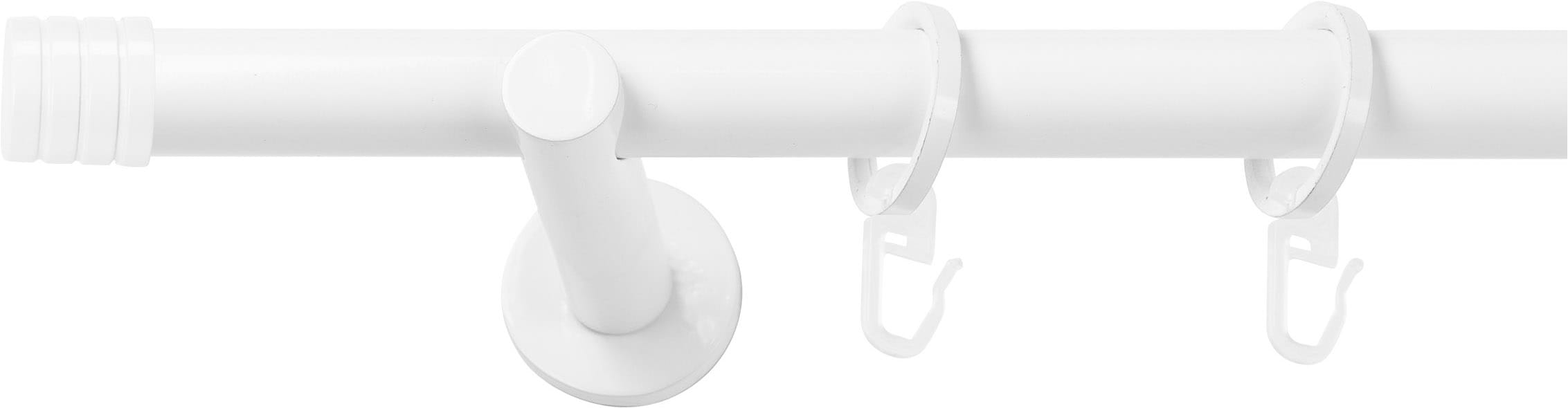 SN DECO GROUP Gardinenstange Ø 19 mm 1 läufig-läufig Fixmaß;kürzbar