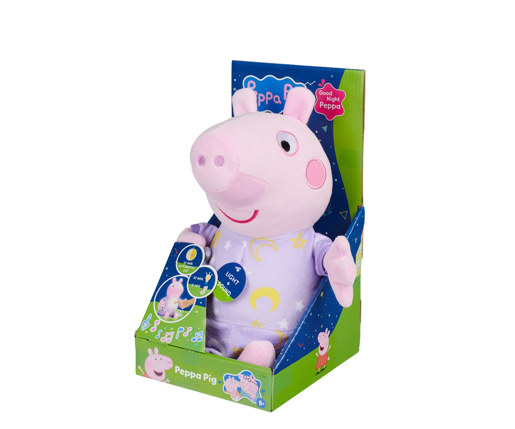 SIMBA Plüschfigur »Peppa Pig Plüsch Gute Nacht Peppa« Einschlafhilfe mit Licht und Sound
