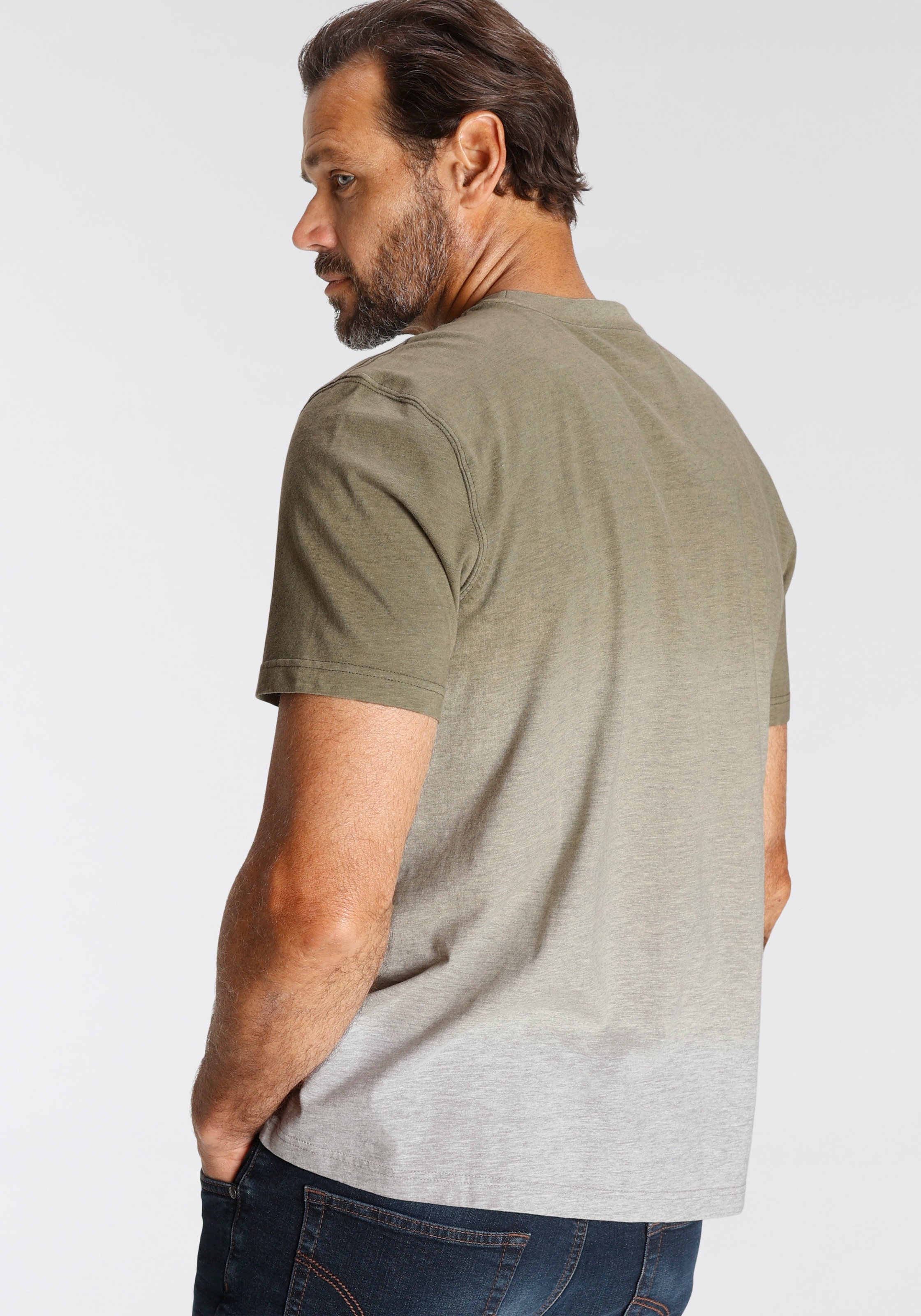 Man's World T-Shirt, Kurzarm, Regular Fit, bedrucktes Design, Rundhalsausschnitt