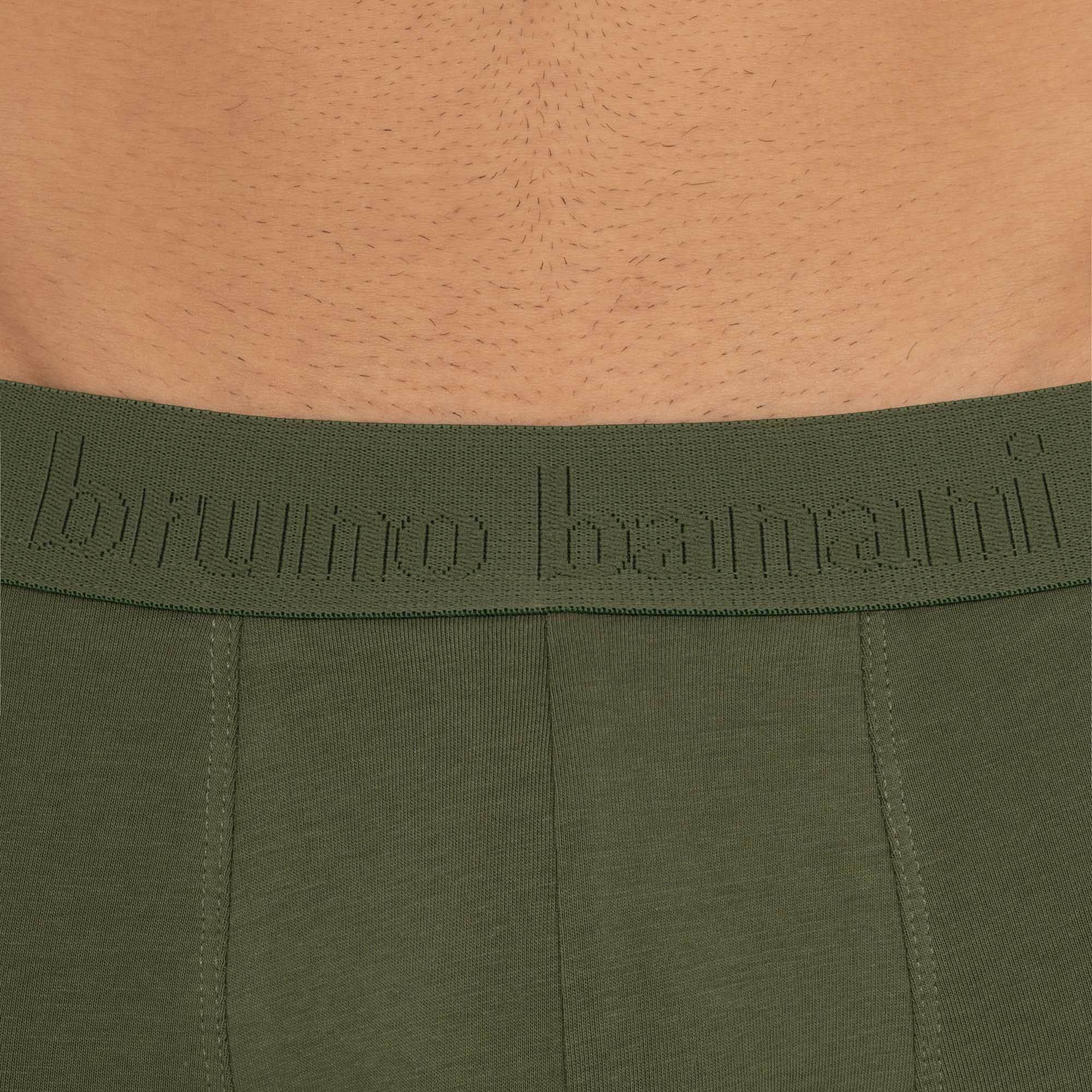 Bruno Banani Boxershorts »FLOWING«, (2er Pack), mit kontrastfarbenem Bündchen