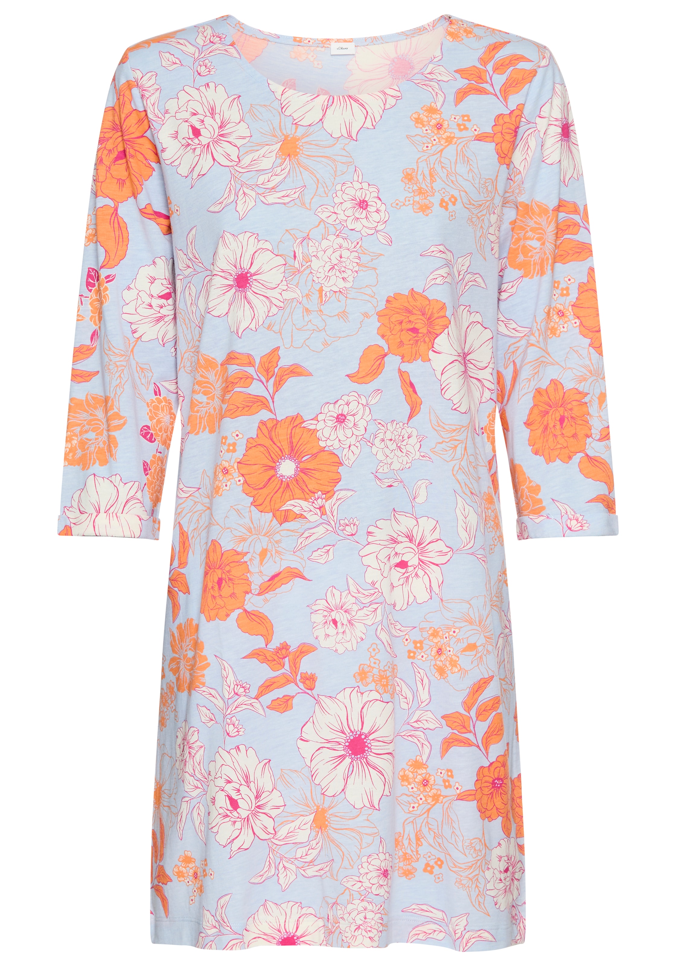 s.Oliver Nachthemd mit Blumenprint