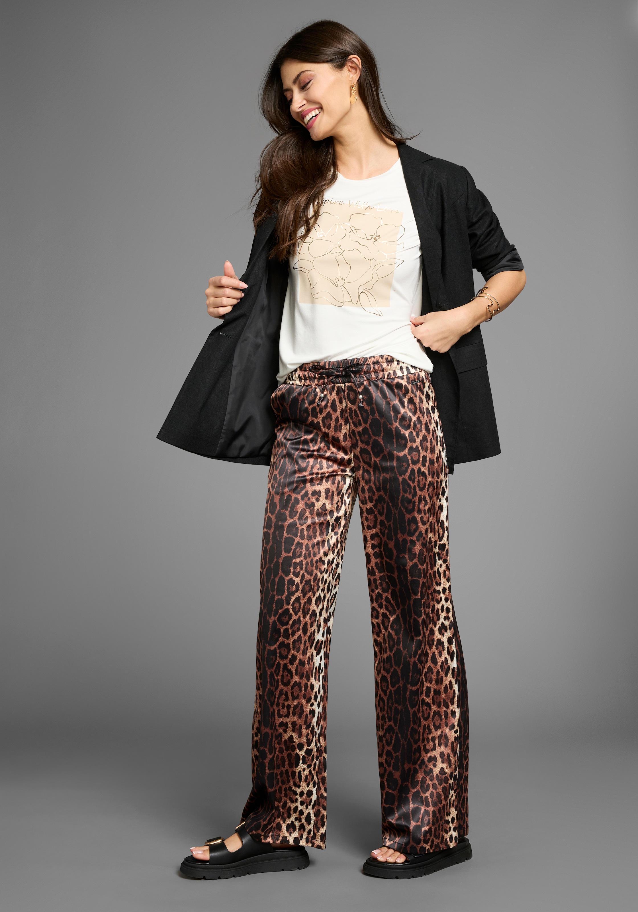 Laura Scott T-Shirt, mit Frontprint