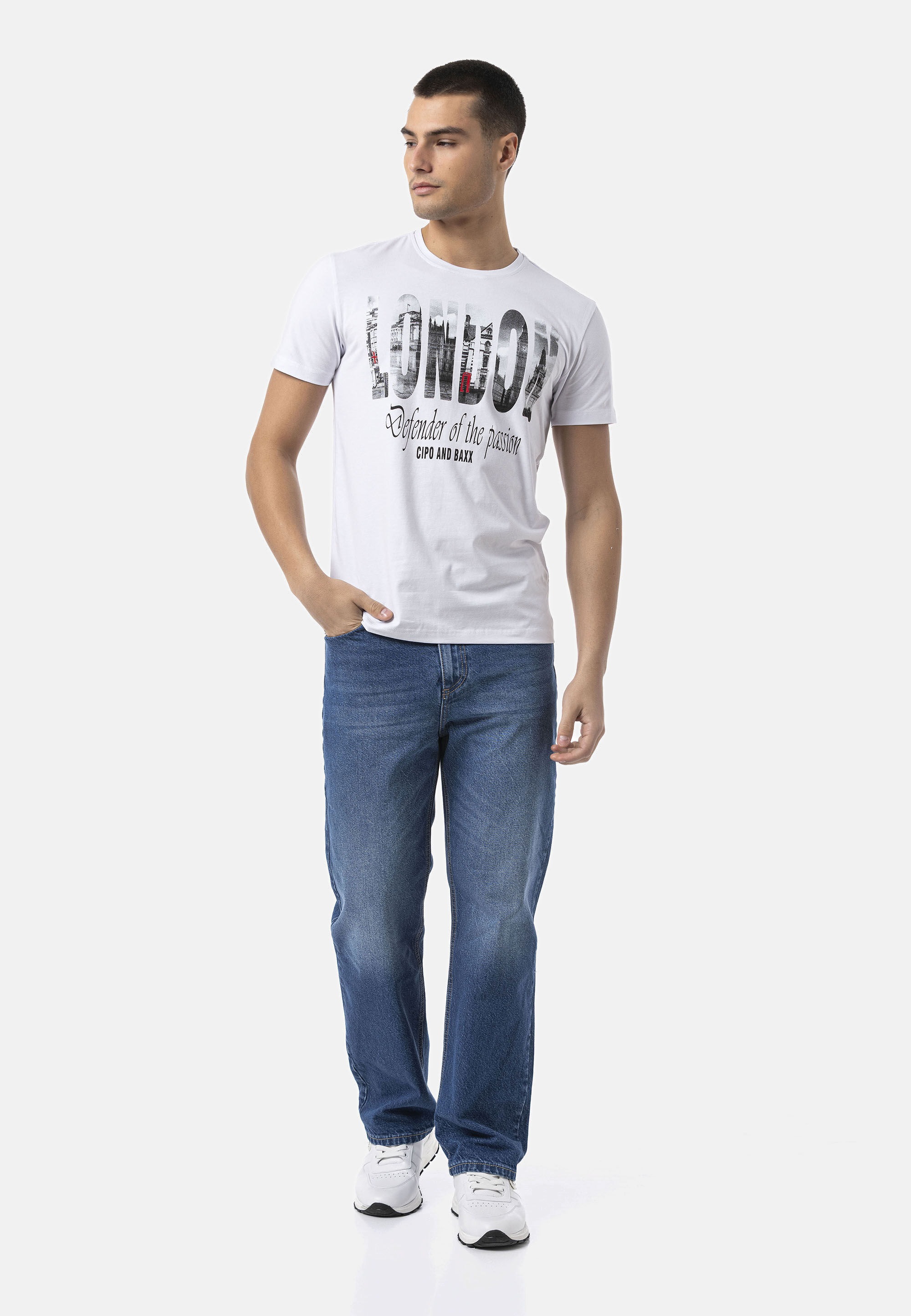 Cipo & Baxx Relax-fit-Jeans »Cipo & Baxx Jeanshose CD903«