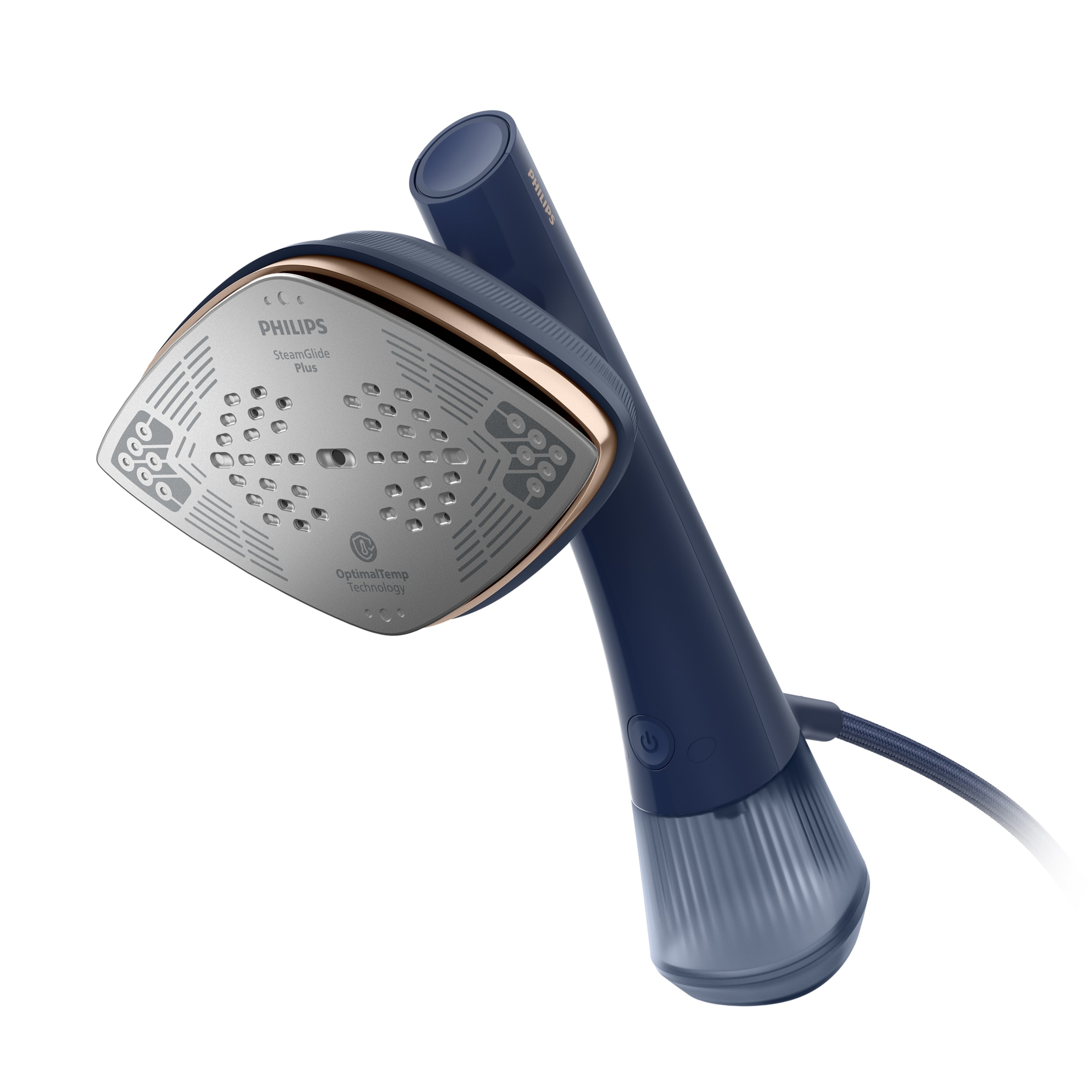 Philips Dampfbügeleisen »GC215/20 OneTurn 2-in-1 Bügeleisen & Steamer, SoftBoard & Dock inkl.« 1800 W 1800 W, SteamGlide Plus, 200ml+300ml Wasserbehälter u. 90 g Dampfstoß