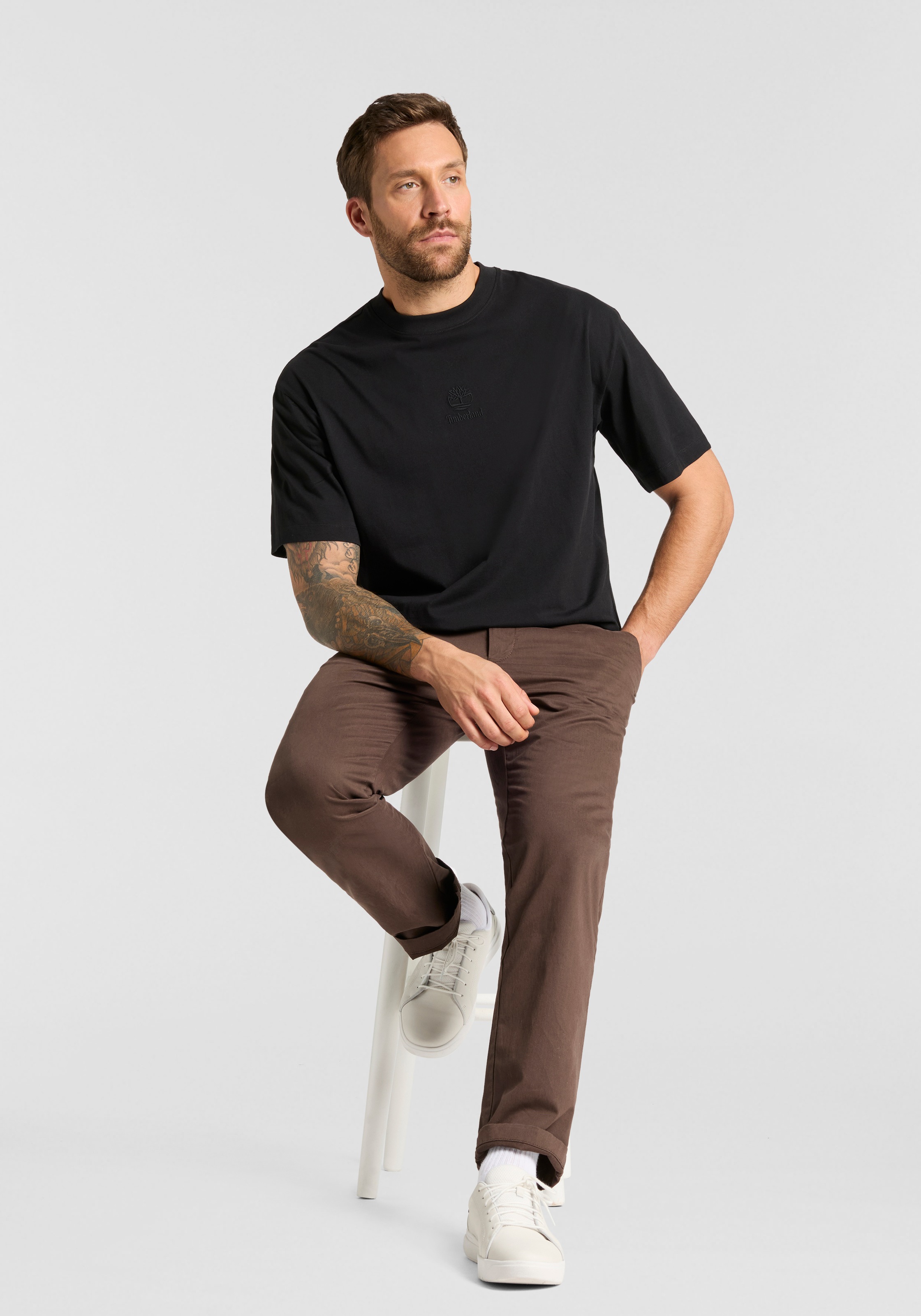 Timberland T-Shirt »HAMPTHON Tonal Stack Logo Tee«