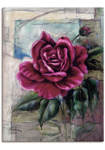 Wandbild »Rose II«, Blumen, (1 St.)