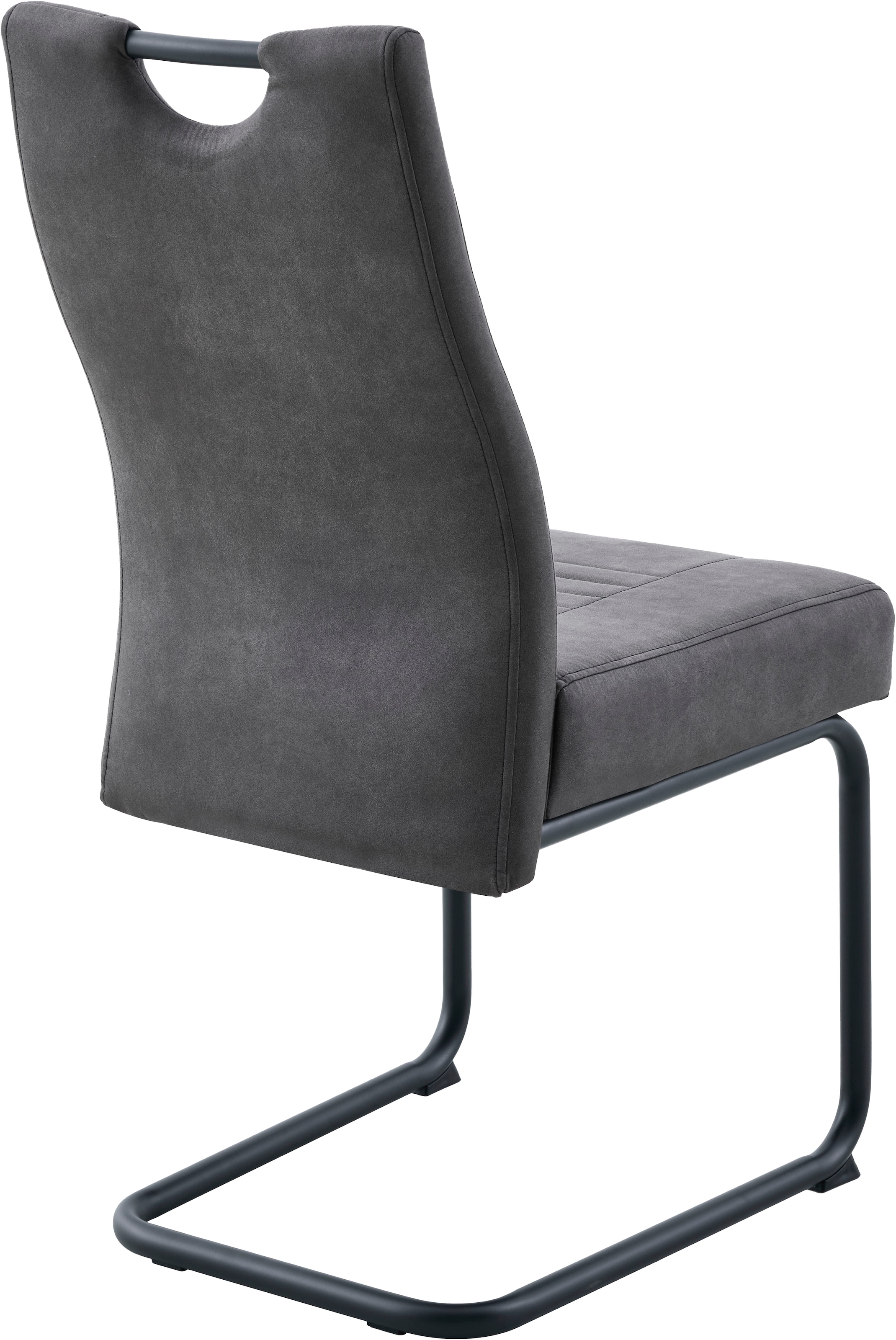 OTTO home »"Altona", Esstisch ausziehbar plus 6 Stühle, TOPSELLER!« Esstisch ausziehbar 140 - 180 cm, 6 Freischwinger, 7 tlg. tlg. Säulentisch 140-180x90 cm, Stuhl mit Federkorb, 140 kg belastbar