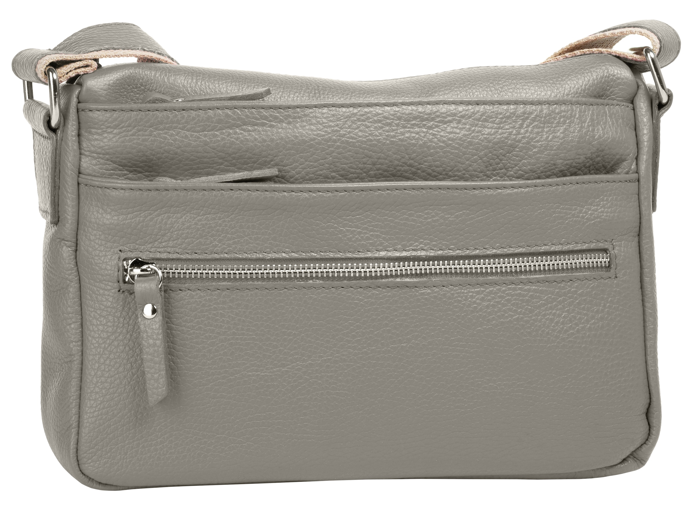 Samantha Look Umhängetasche echt Leder, Made in Italy