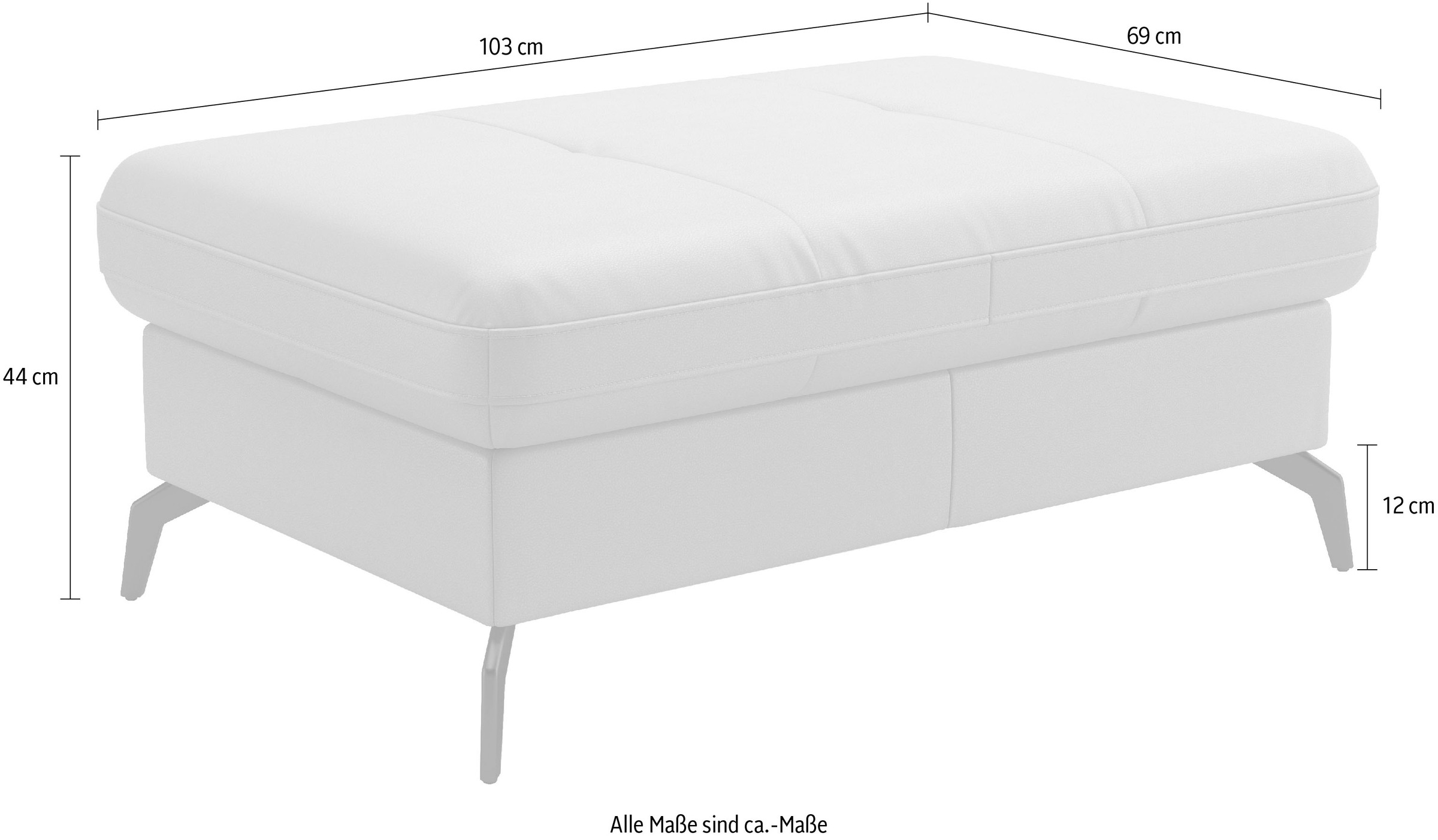 sit&more Polsterhocker »Morris« mit praktischen Stauraum