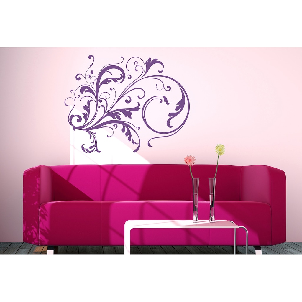 Wall-Art Wandtattoo »Elfenzweig Blüten Ornament«