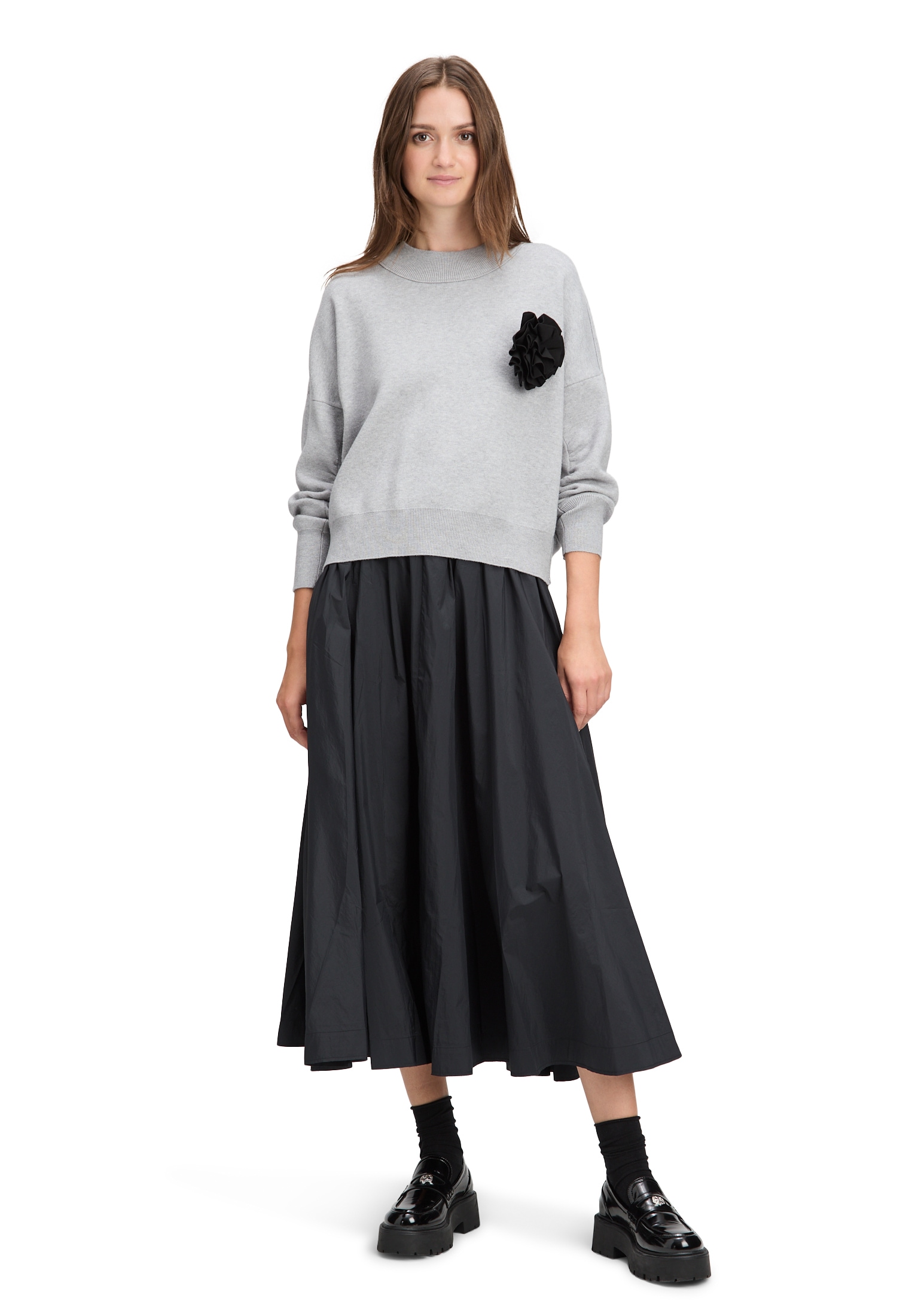 Cartoon Strickpullover »Strickpullover mit Rundhalsausschnitt«
