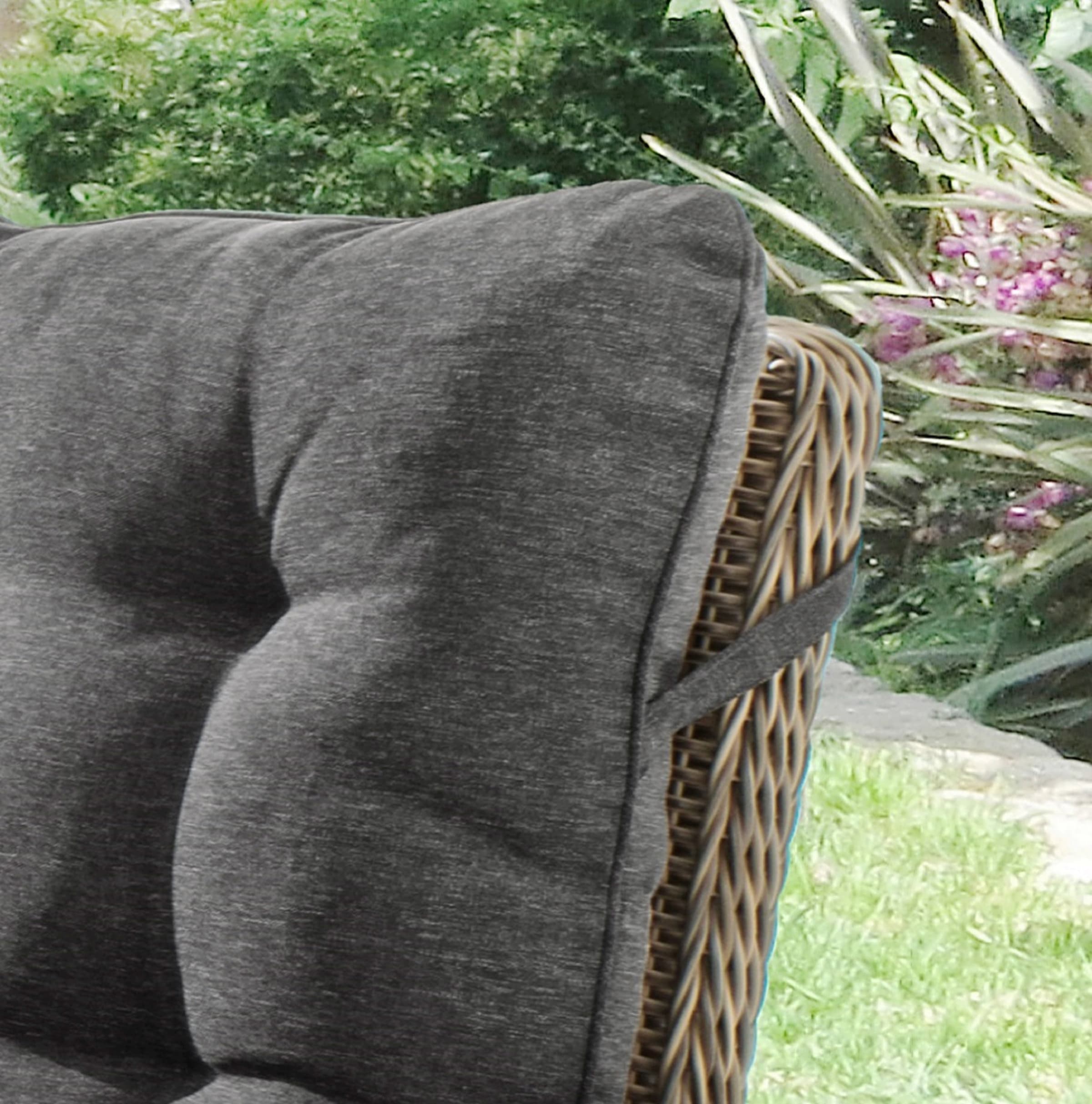 Destiny Loungesofa »MERANO II«, Aluminium, Polyrattan, 2er Sofa, inkl. Auflagen