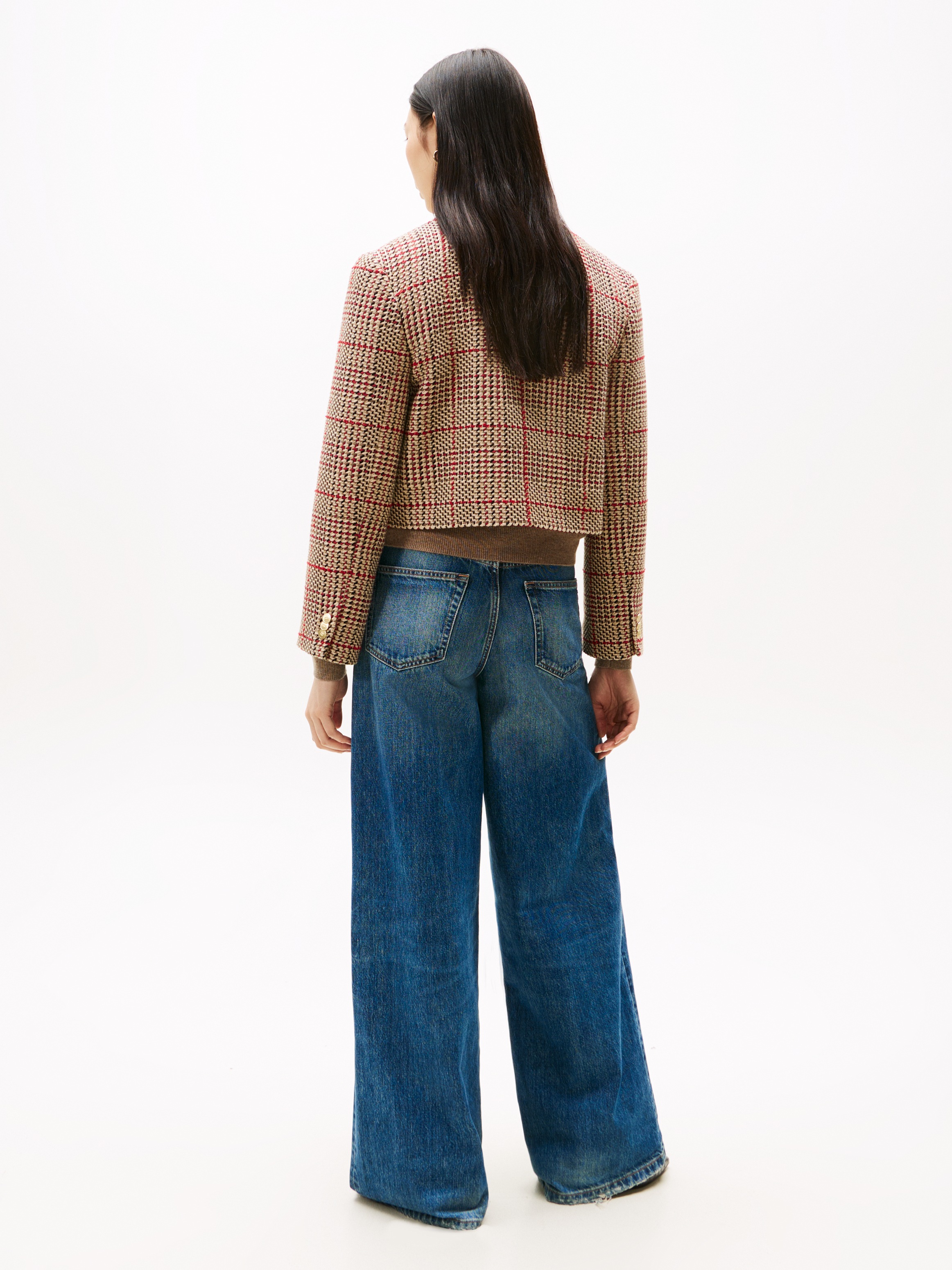 Tommy Hilfiger Kurzblazer »TWEED LADY JACKET«, mit Wolle
