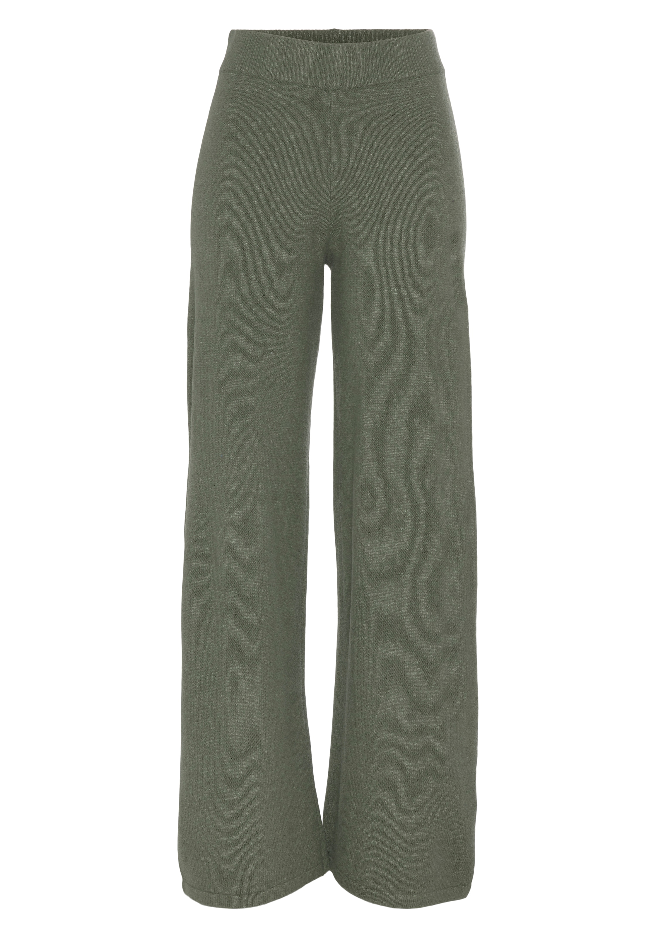 LASCANA Strickhose, mit Rippbündchen, Loungewear