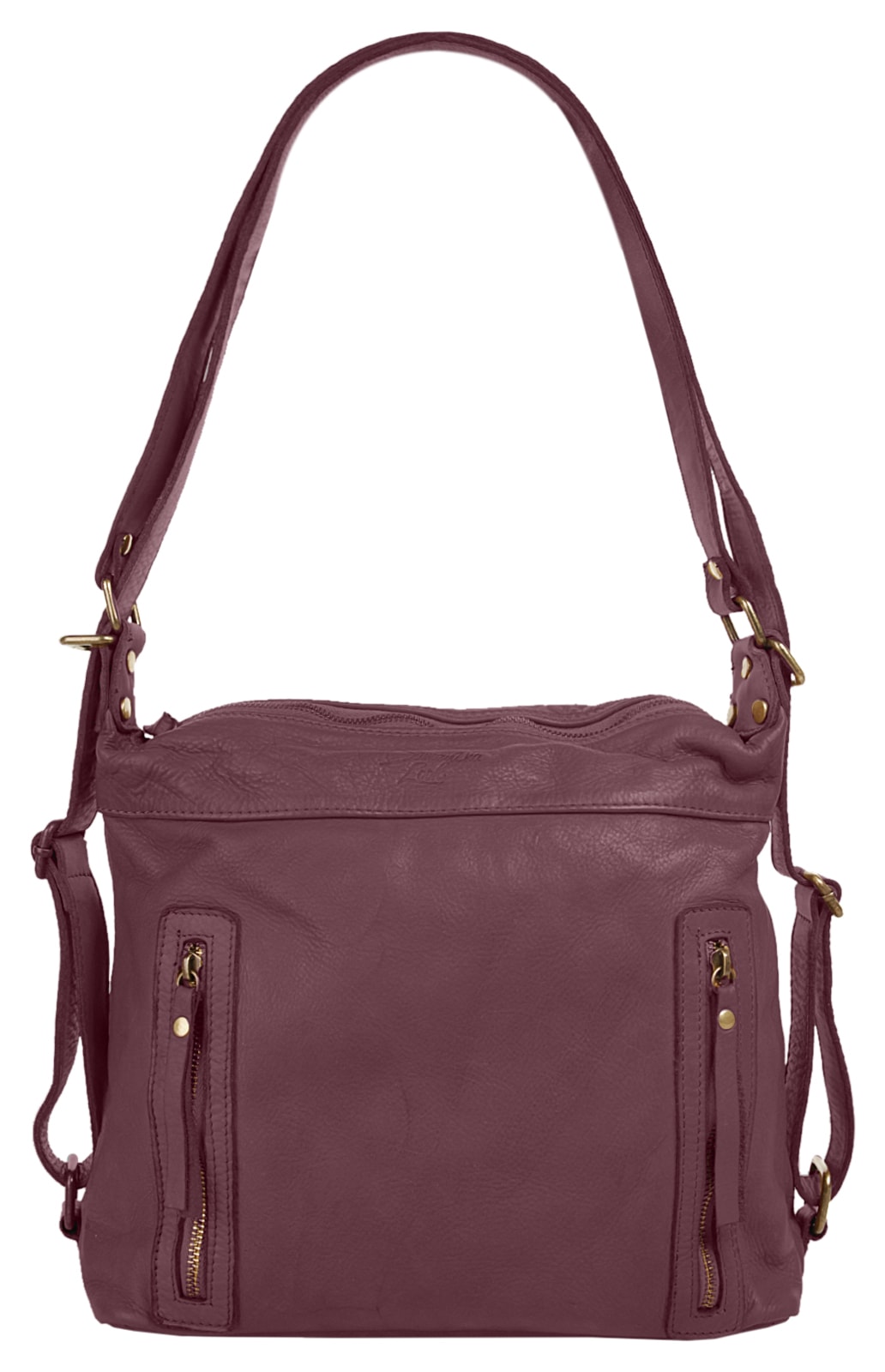 Samantha Look Shopper echt Leder, Made in Italy