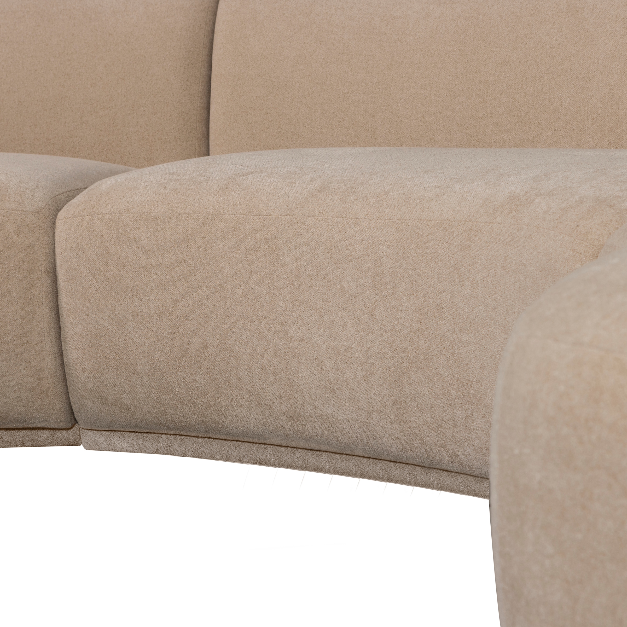 WOOOD Big-Sofa »Batavier«, Halbrundes Sofa, Breite 336 cm