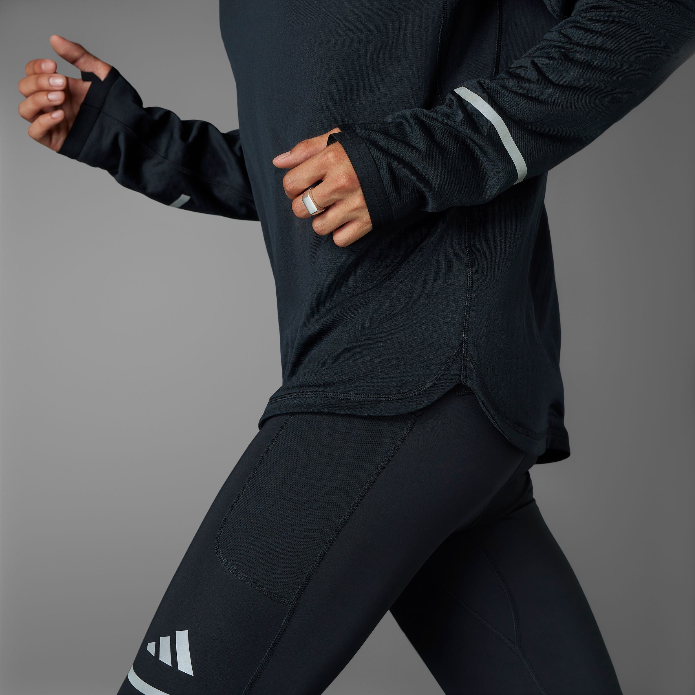 adidas Performance Rollkragenshirt »ULT HIVIS 1/2 M«, Running Langarmshirt