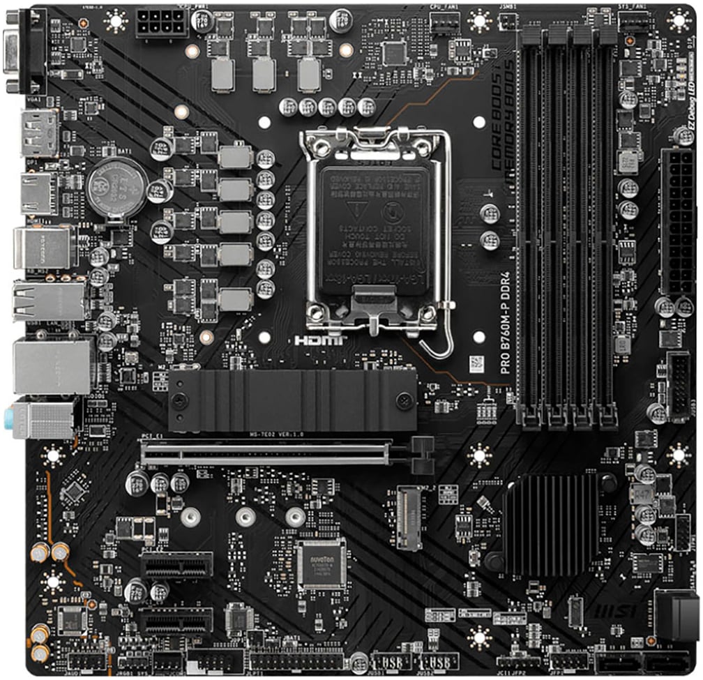 MSI Mainboard »PRO B760M-P DDR4«