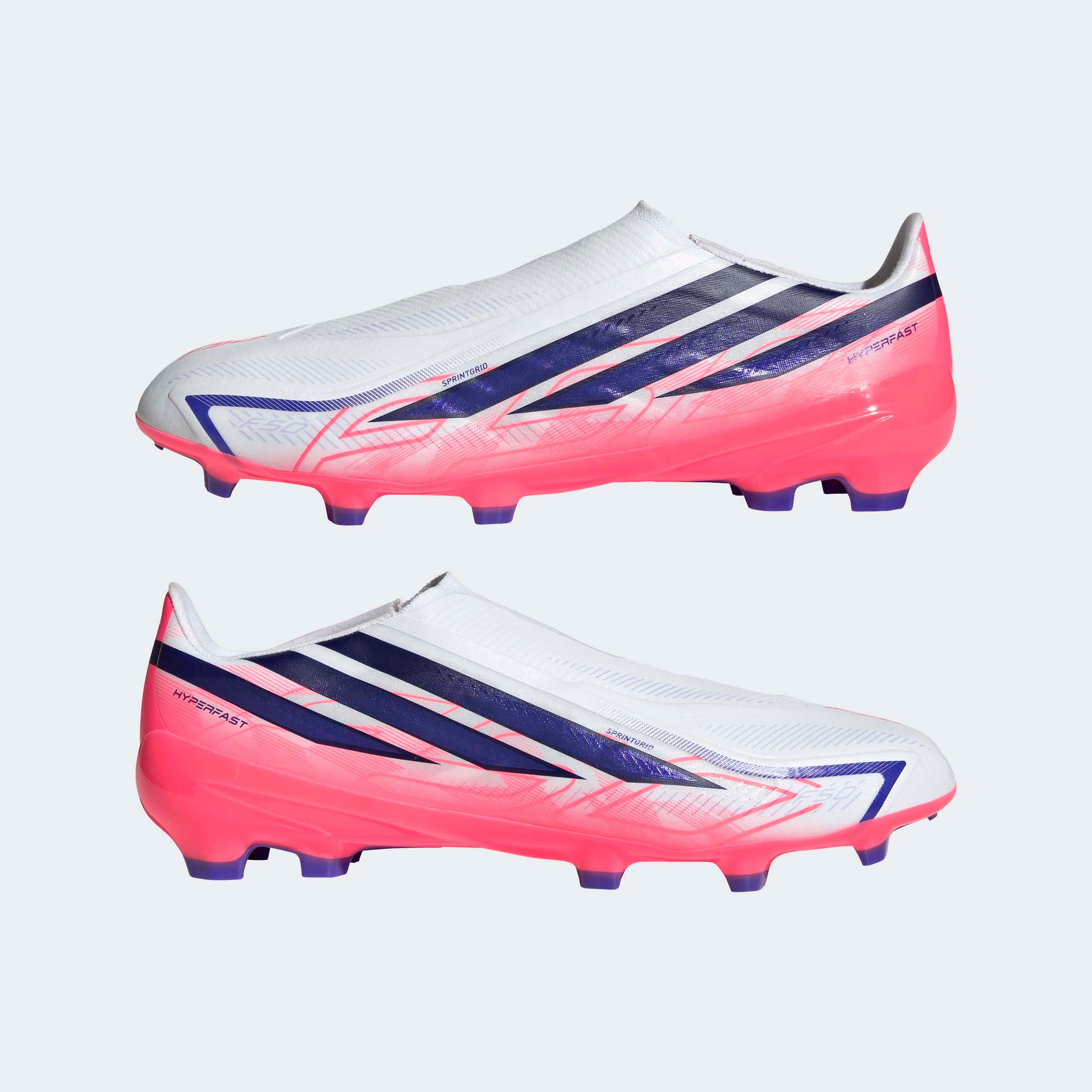 adidas Performance Fußballschuh »F50 HYPERFAST LEAGUE , NATURRASEN, OHNE SCHNÜRSENKEL«  Außensohle für Rasen und feste Böden