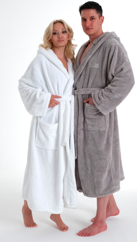 LeGer Home by Lena Gercke Unisex-Bademantel »Lovina«, (1 St.), kuschelig weicher Fleece, für Damen und Herren, XS-3XL