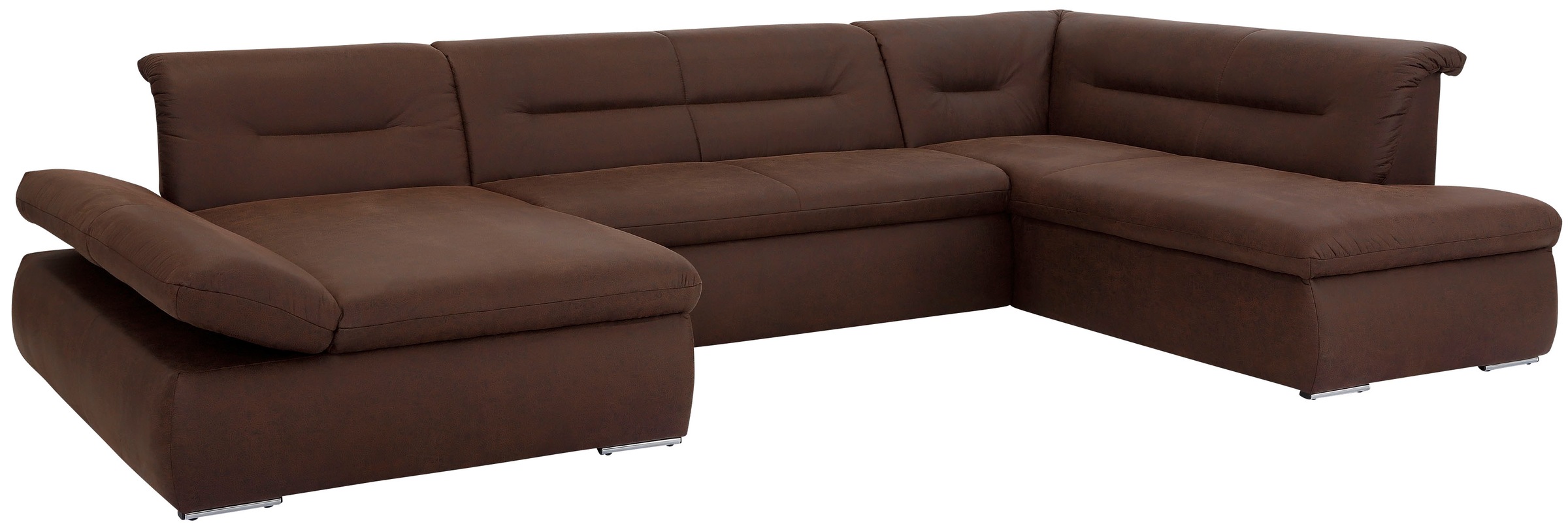INOSIGN Wohnlandschaft »Avesa U-Form«, Wahlweise mit Armteilverstellung und Bettfunktion, B/T/H: 355/216/80cm