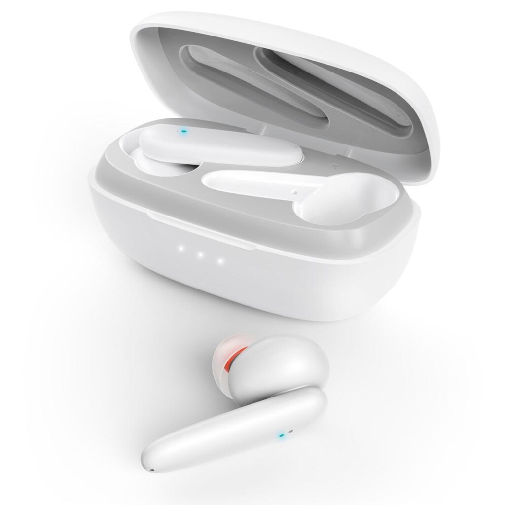 Hama Bluetooth-Kopfhörer »Bluetooth®-Kopfhörer Passion Clear, True Wireless TWS, In Ear«, Active Noise Cancelling (ANC)-Freisprechfunktion-Sprachsteuerung