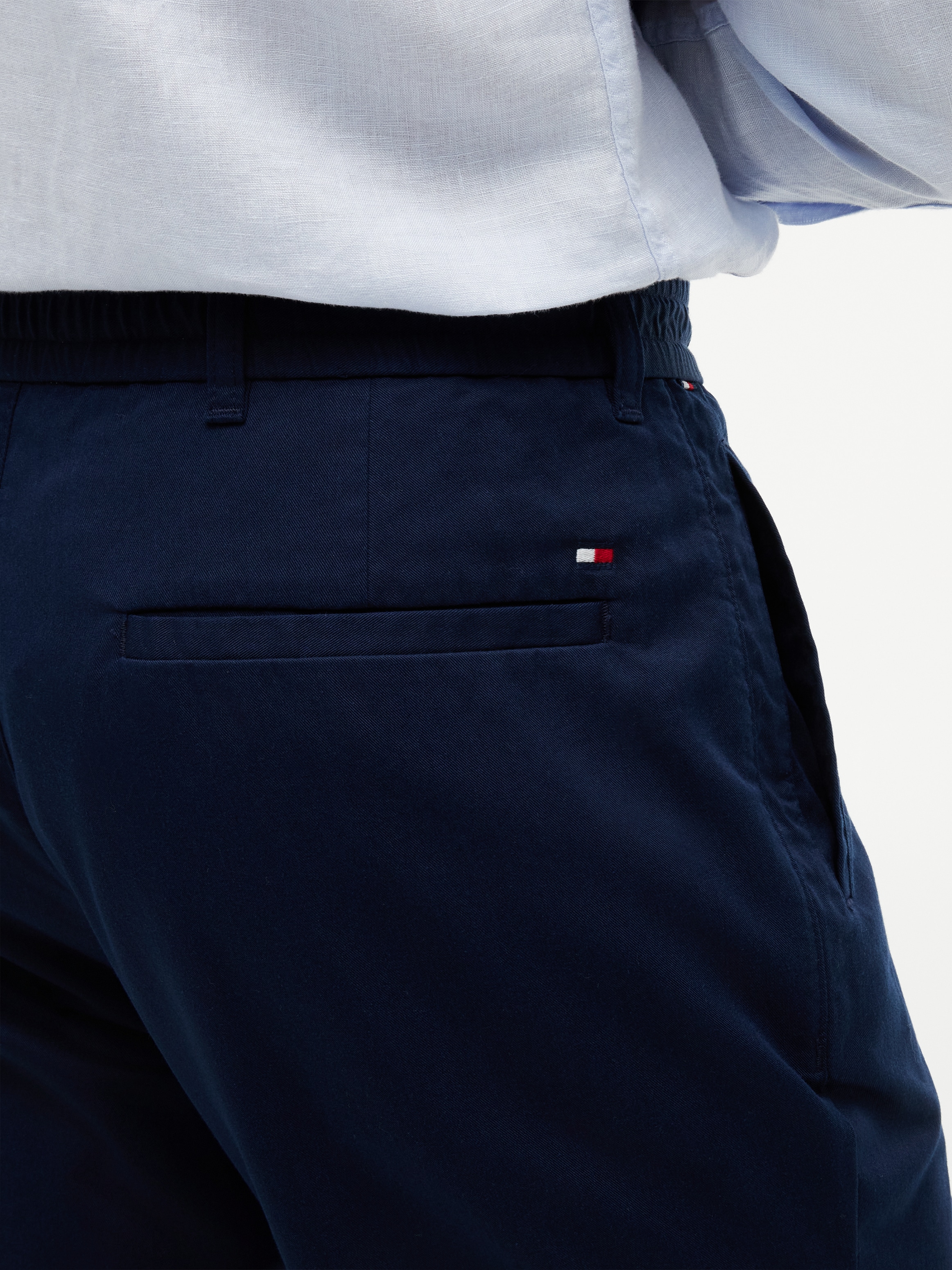Tommy Hilfiger Chinohose »DOVER 3/4 ELASTICATED TENCEL«  Regular Fit Stretch aus Twill