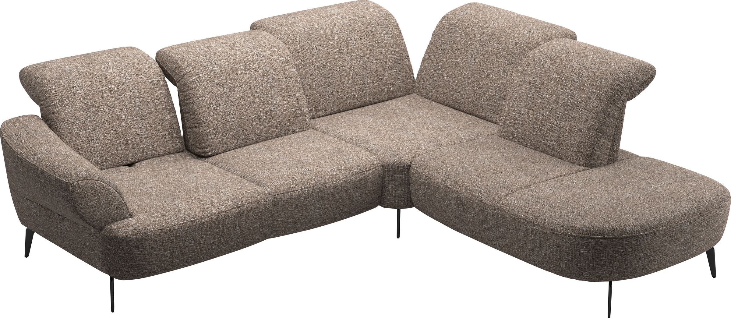 sit&more Ecksofa »Dance«, inkl.System Click&Seat und Sitztiefenverstellung