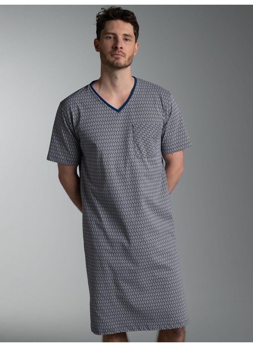 Trigema Pyjama »TRIGEMA Nachthemd mit modischem Allover-Muster« 1