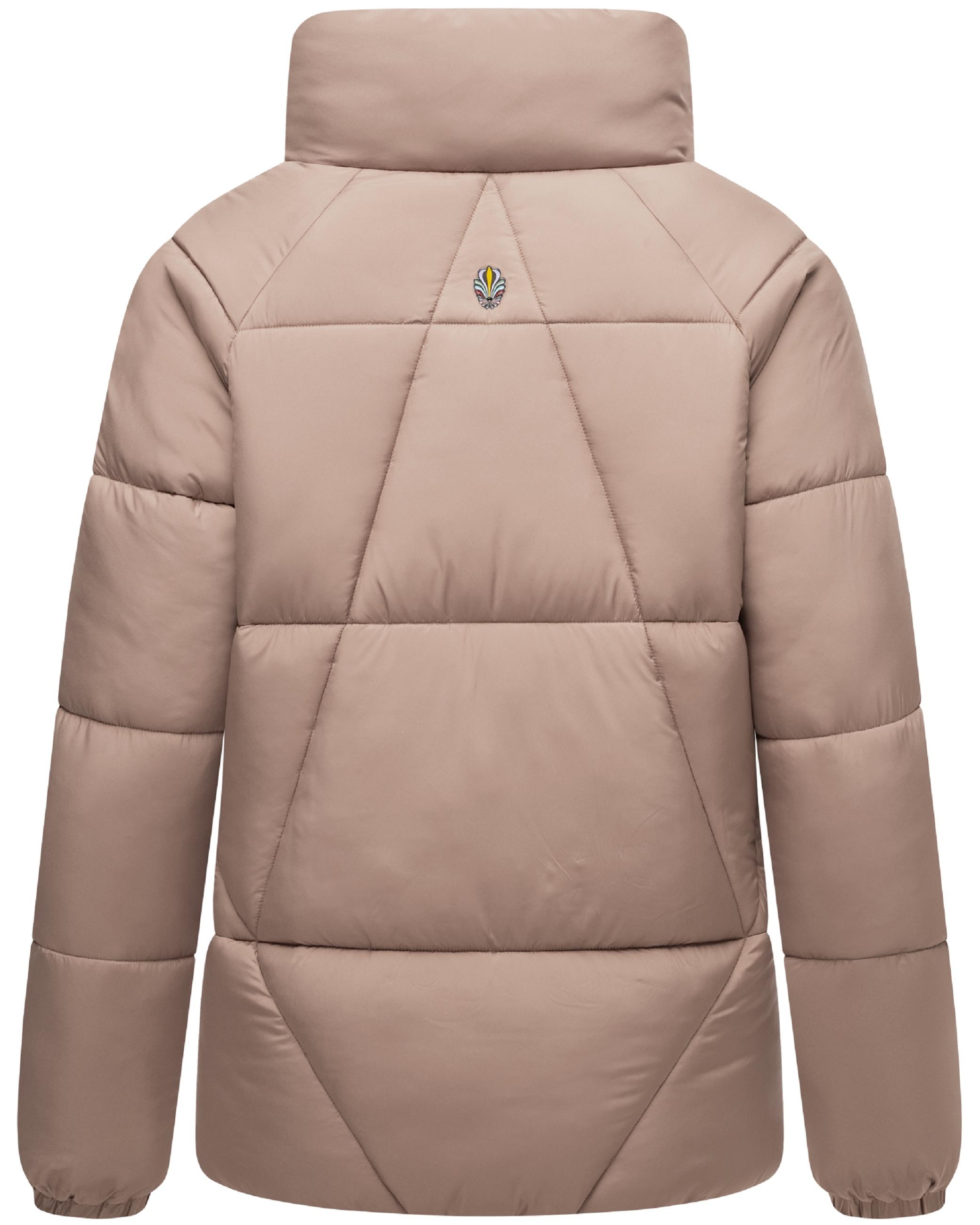 Navahoo Steppjacke »Steppjacke Schokolinaa 14«, ohne Kapuze, Winterjacke mit modischer Steppung & hohem Kragen