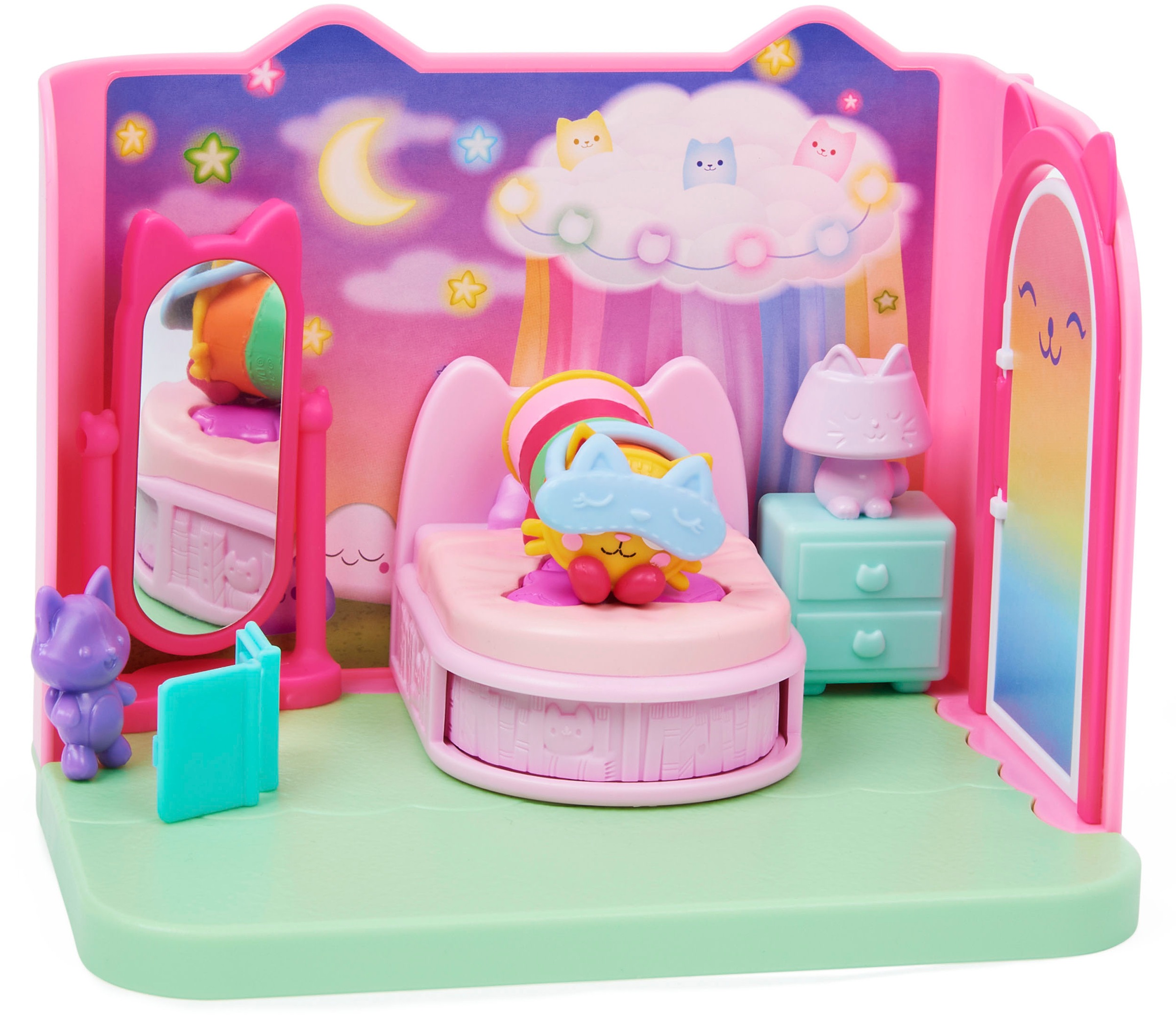 Spin Master Spielwelt »Gabby's Dollhouse – Deluxe Room – Pillow Cat's Schlafzimmer«