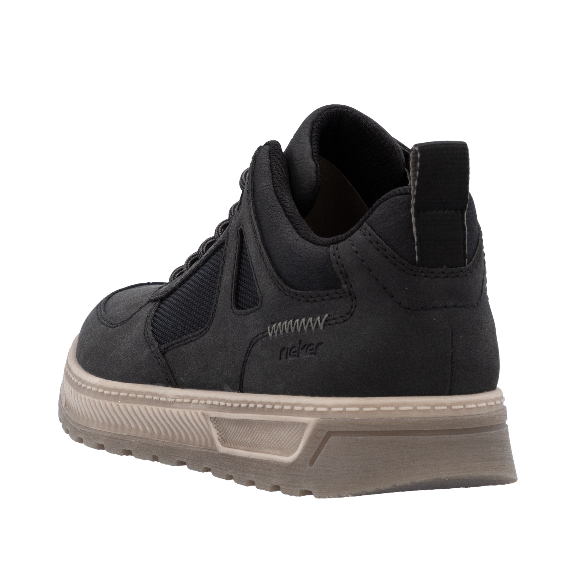 Rieker Sneaker  Schnürschuh, Halbschuh, Outdoorschuh mit gepolstertem Schaftrand