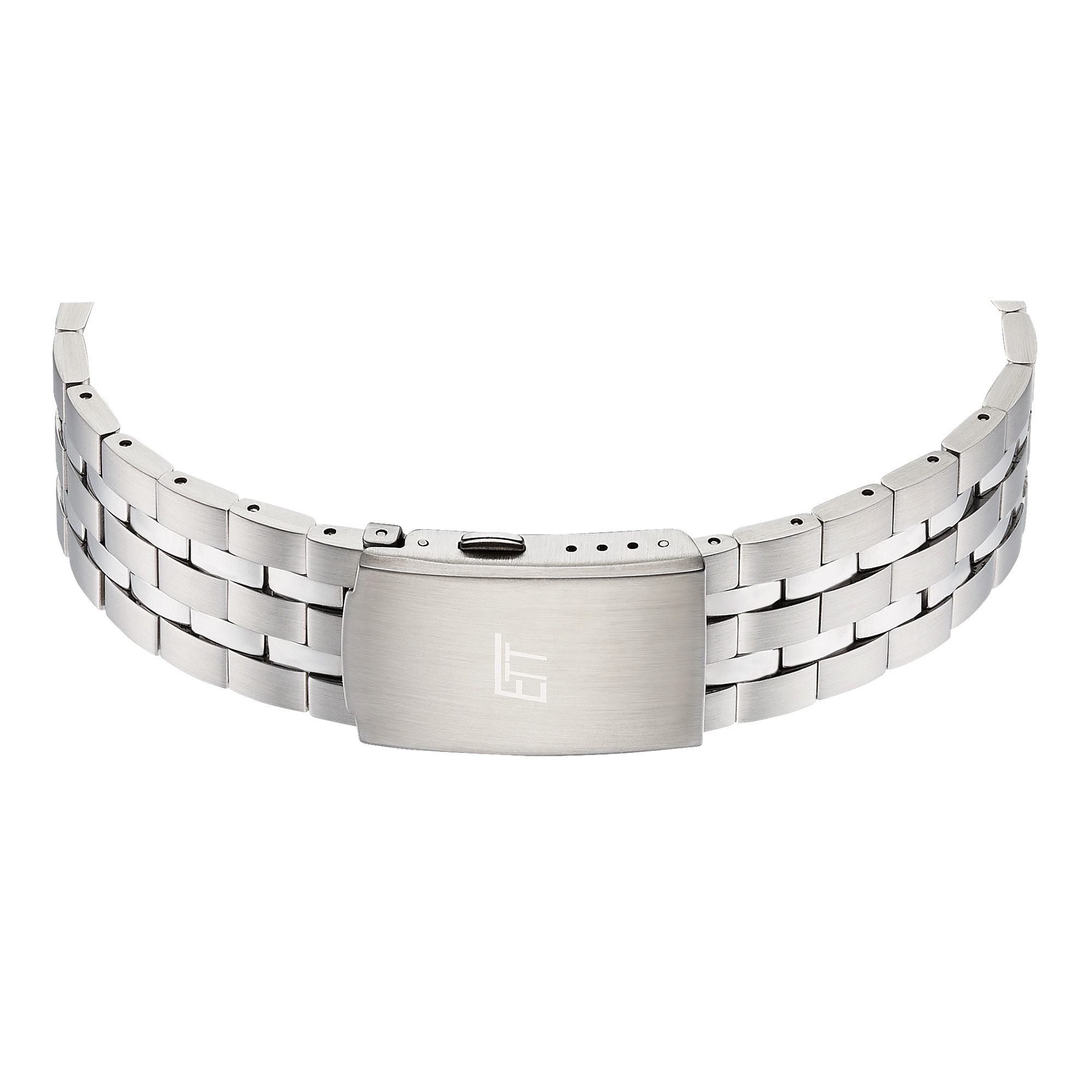 ETT Funkchronograph »Hunter« Armbanduhr, Solar, Herrenuhr, Edelstahlarmband, analog, digital